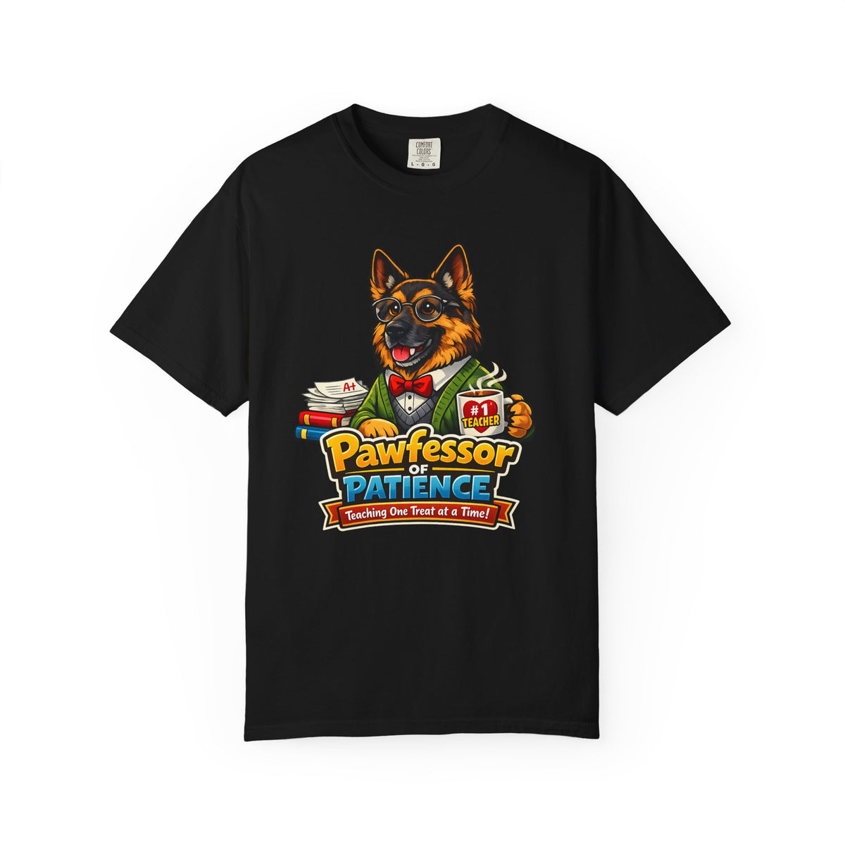 Pawfessor of Patience T-Shirt | German Shepherd Teacher Shirt