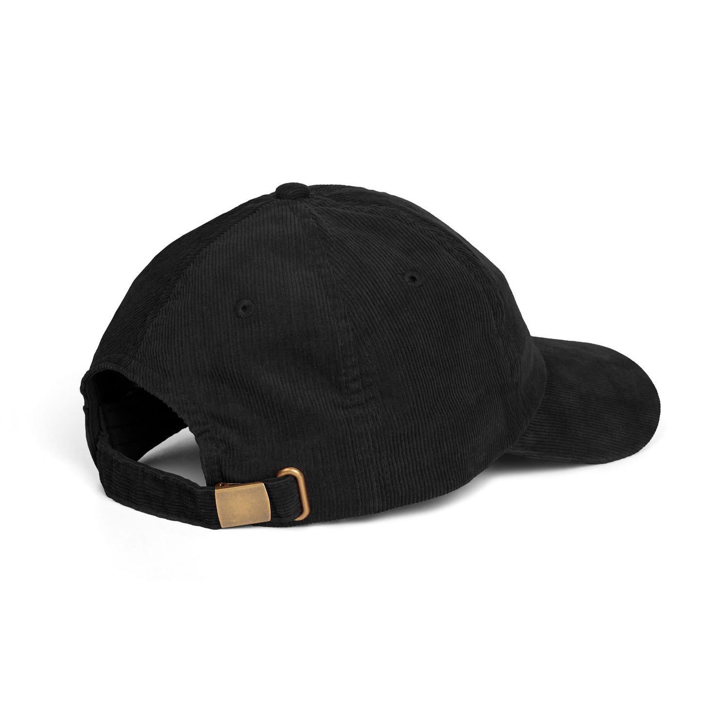 Vintage Corduroy Embroidered Cap – Retro Badge Baseball Hat