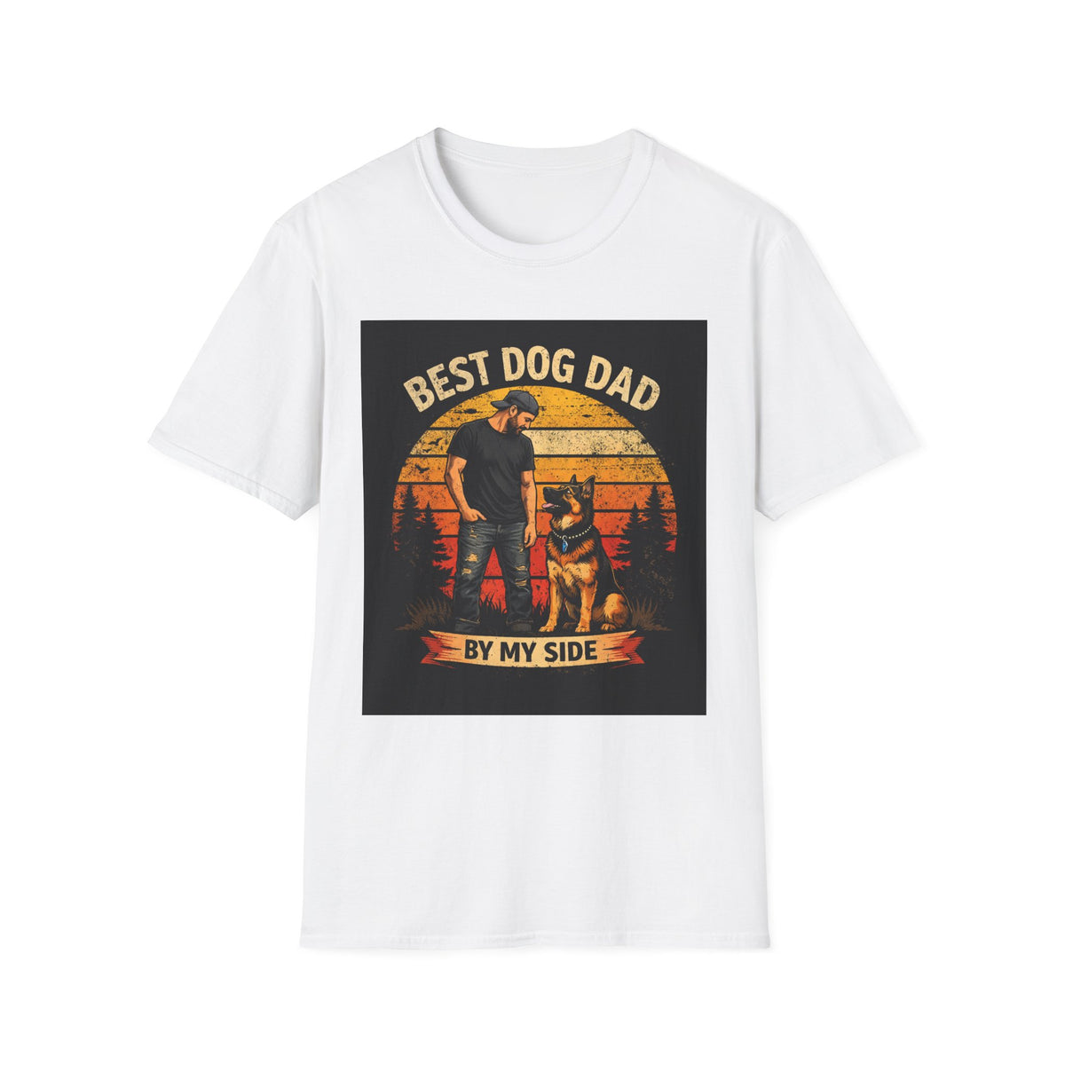 Best Dog Dad German Shepherd T-Shirt | Dog Dad Shirt | Gift for German Shepherd Owners