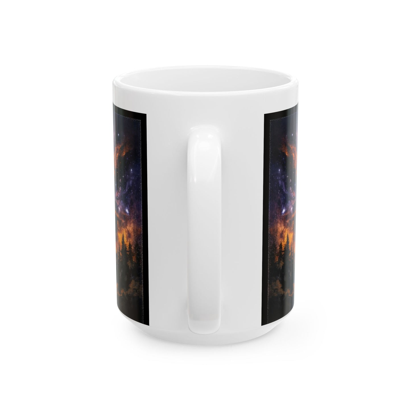 German Shepherd Galaxy Coffee Mug | Cosmic Dog Ceramic Mug