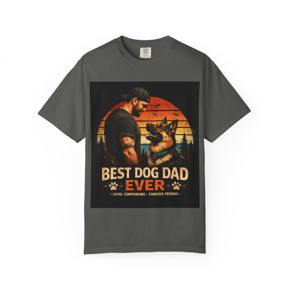 Best Dog Dad Ever German Shepherd T-Shirt | Dog Dad Shirt | Gift for German Shepherd Owners