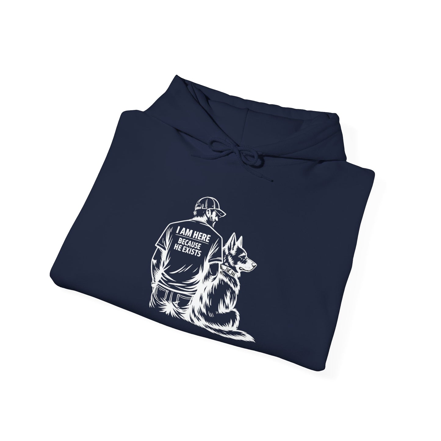 Veteran & K9 Hoodie — “I Am Fine” Rescue Dog Tribute Sweatshirt