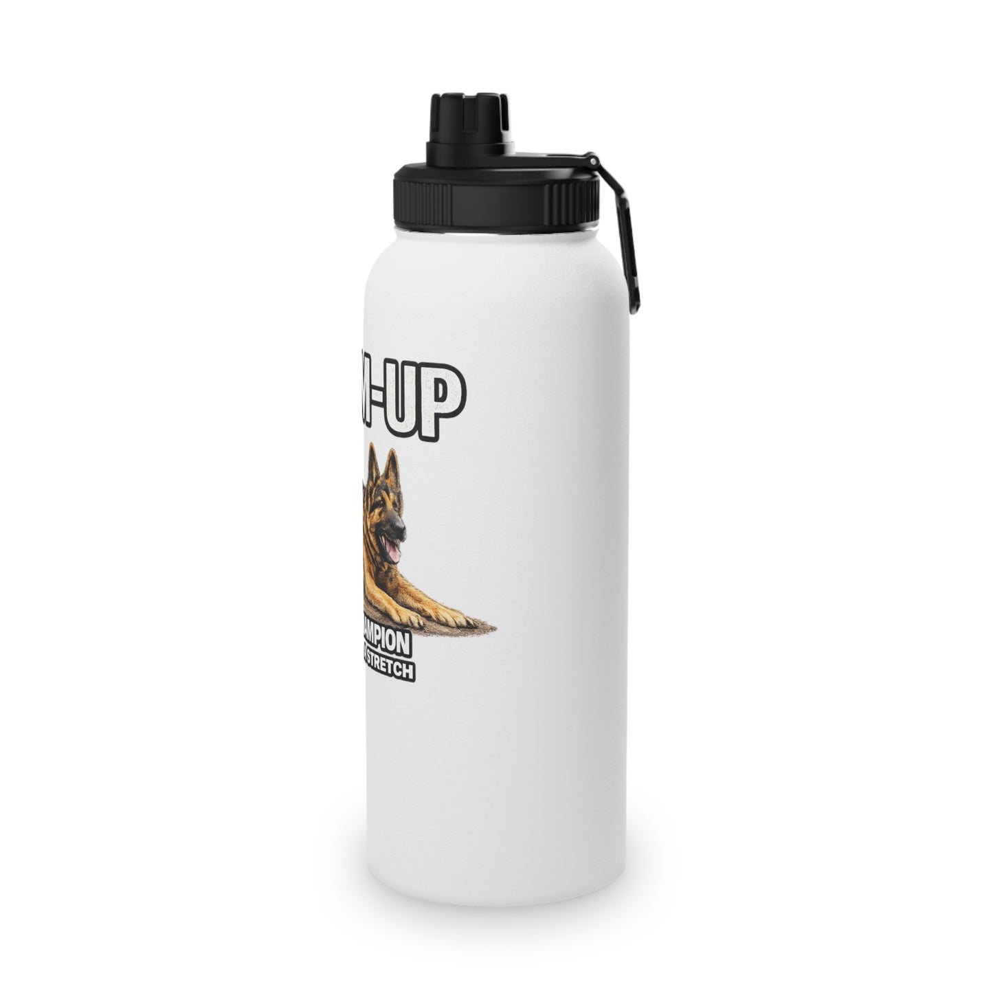 Warm-Up German Shepherd Sports Water Bottle | Pickens Athletic Standards™