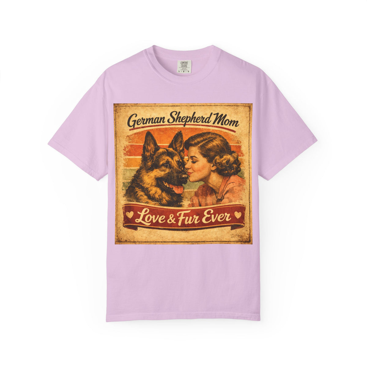 German Shepherd Mom T-Shirt | Love & Fur Ever German Shepherd Shirt