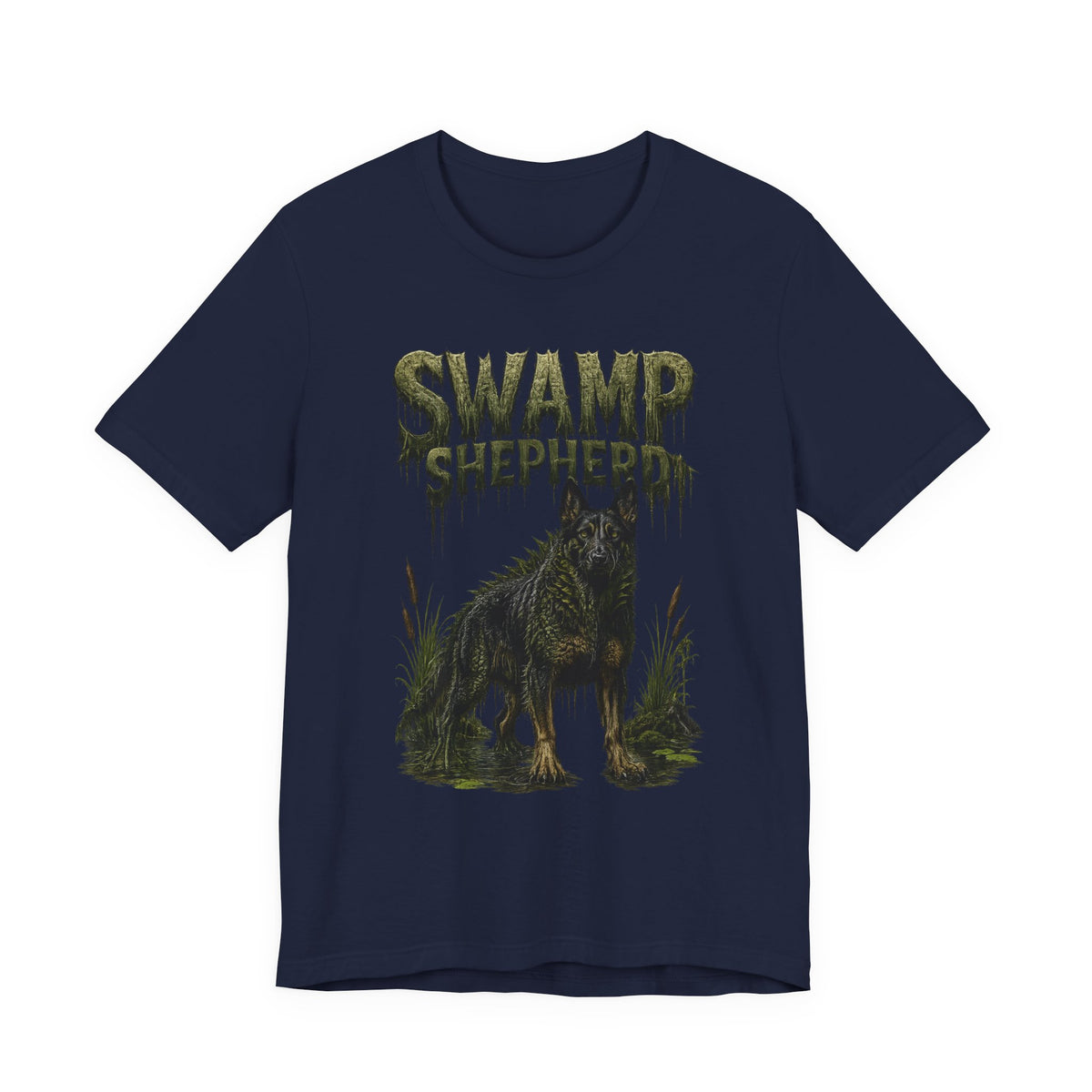 German Shepherd Swamp Shepherd Shirt | Spooky Halloween Dog Gift | Horror Dog Lover Tee