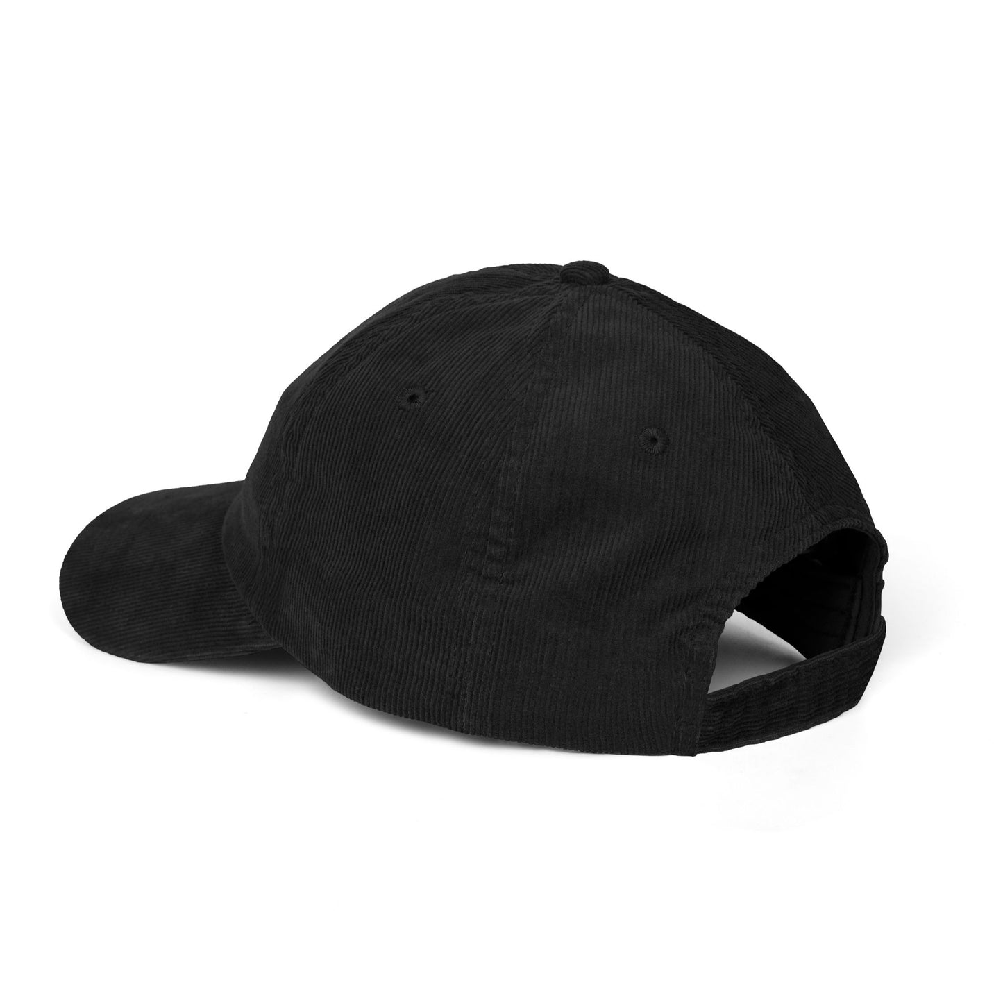 Vintage Corduroy Embroidered Cap – Retro Badge Baseball Hat