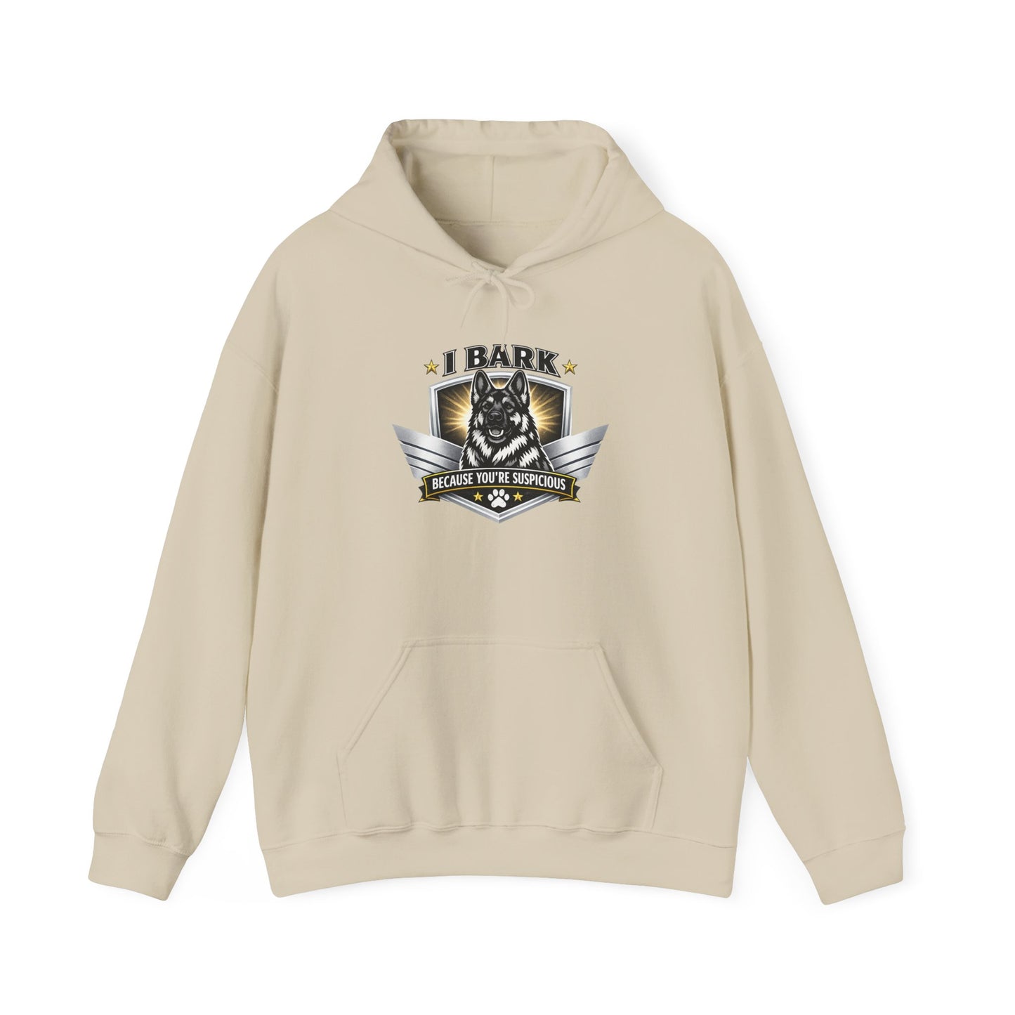 Dog Dad Hoodie - "I Bark Because You Snore" Graphic Pullover for Pet Lovers