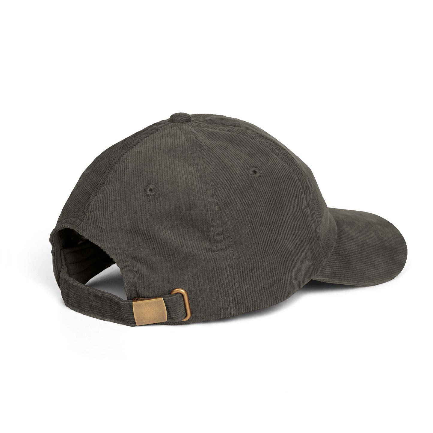 Vintage Corduroy Embroidered Cap – Retro Badge Baseball Hat