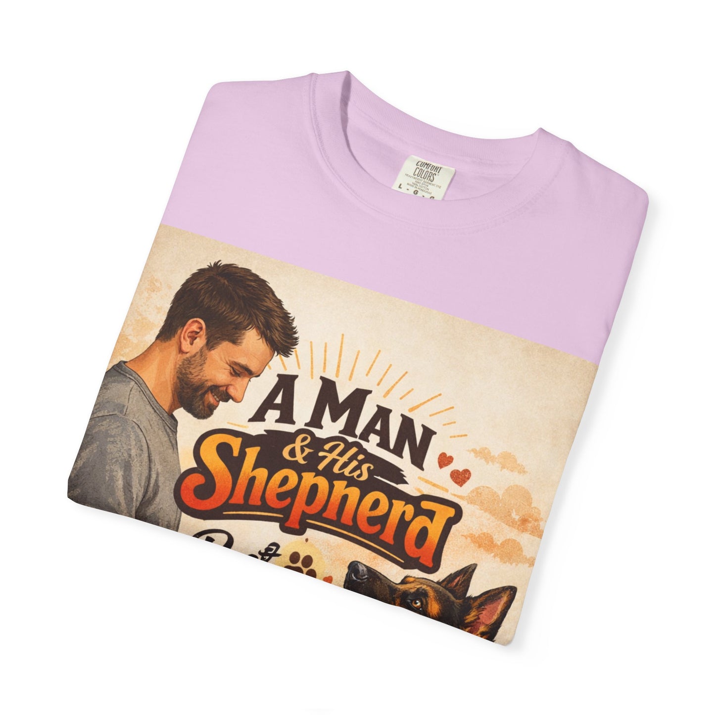A Man & His Shepherd Best Friends for Life T‑Shirt — German Shepherd Dog Lover Tee
