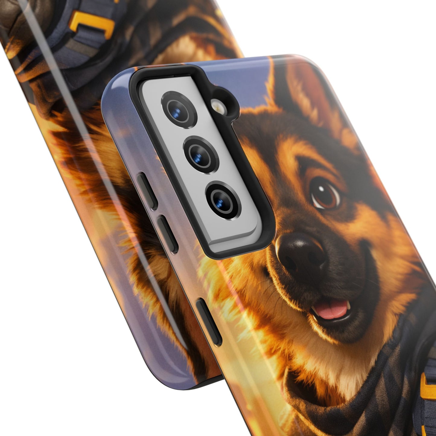 German Shepherd Tactical Hero Phone Case – Tough Protective Cover for iPhone & Samsung