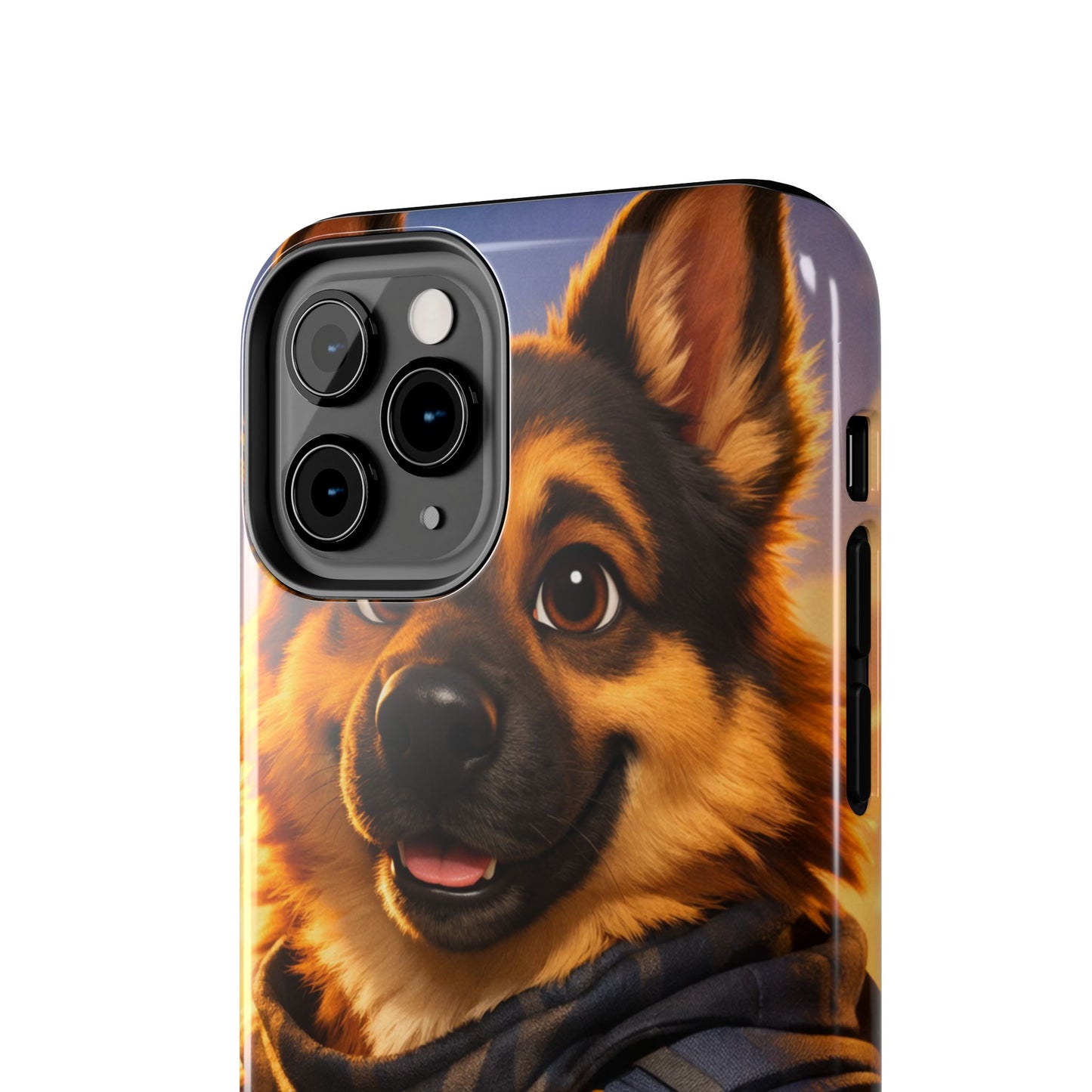 German Shepherd Tactical Hero Phone Case – Tough Protective Cover for iPhone & Samsung