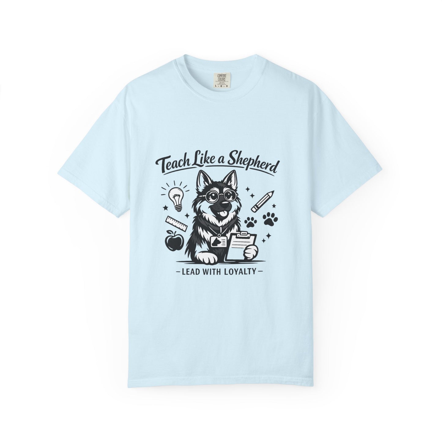 Teacher Life German Shepherd T‑Shirt – Funny Back to School Dog Lover Tee | Classroom Outfit | Gildan 64000