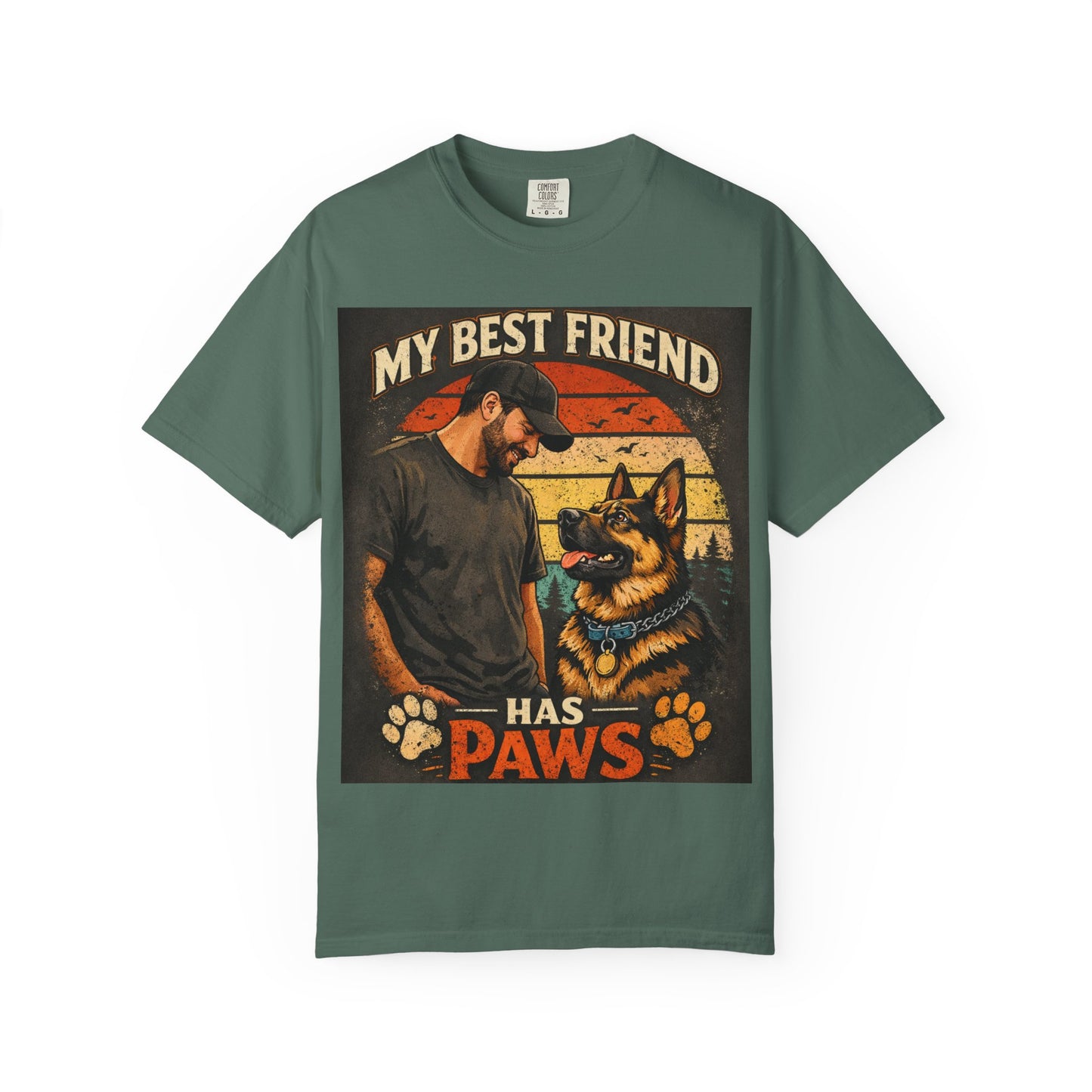 My Best Friend Has Paws T-Shirt | Dog Lover Graphic Tee