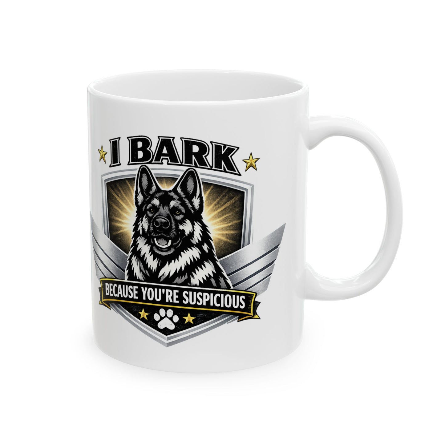 Veteran Ceramic Mug - "I Bear Arms Because I Care" Patriotic Military Coffee Cup