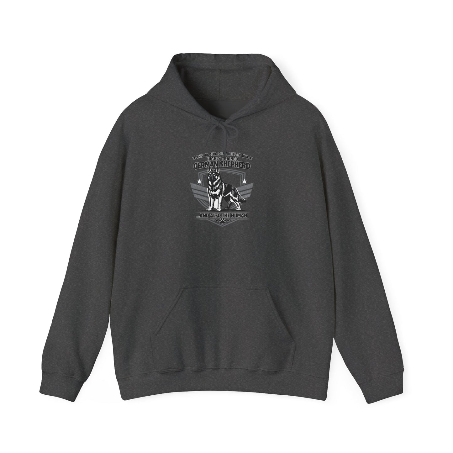 German Shepherd Hoodie – 'Loyal to the End' Vintage Dog Lover Sweatshirt