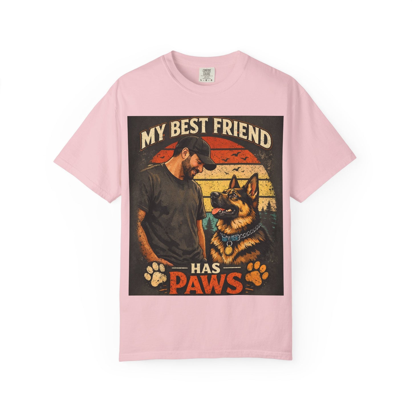 My Best Friend Has Paws T-Shirt | Dog Lover Graphic Tee