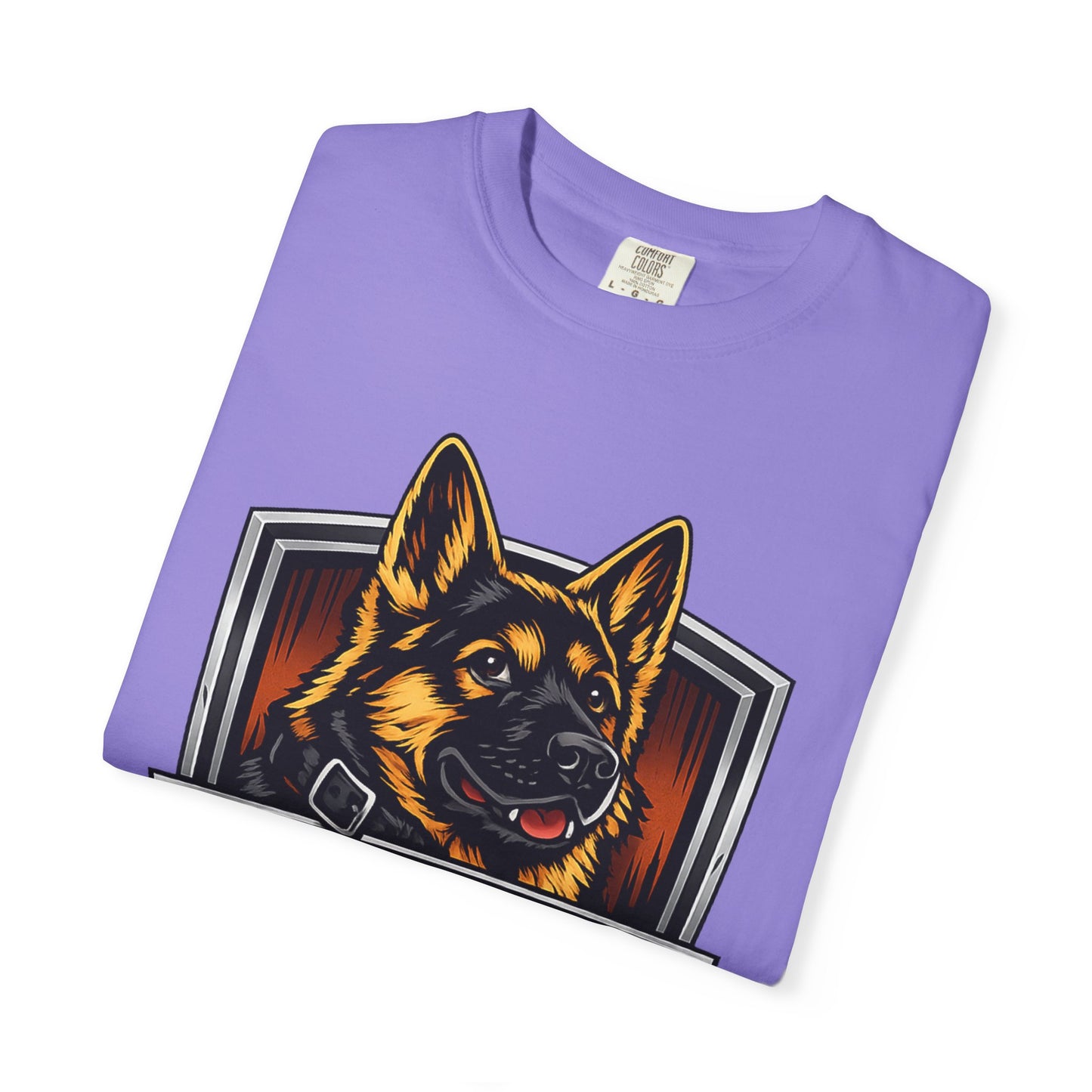 Dog Lover T‑Shirt — “I Bark Because You’re Suspicious” German Shepherd Tee