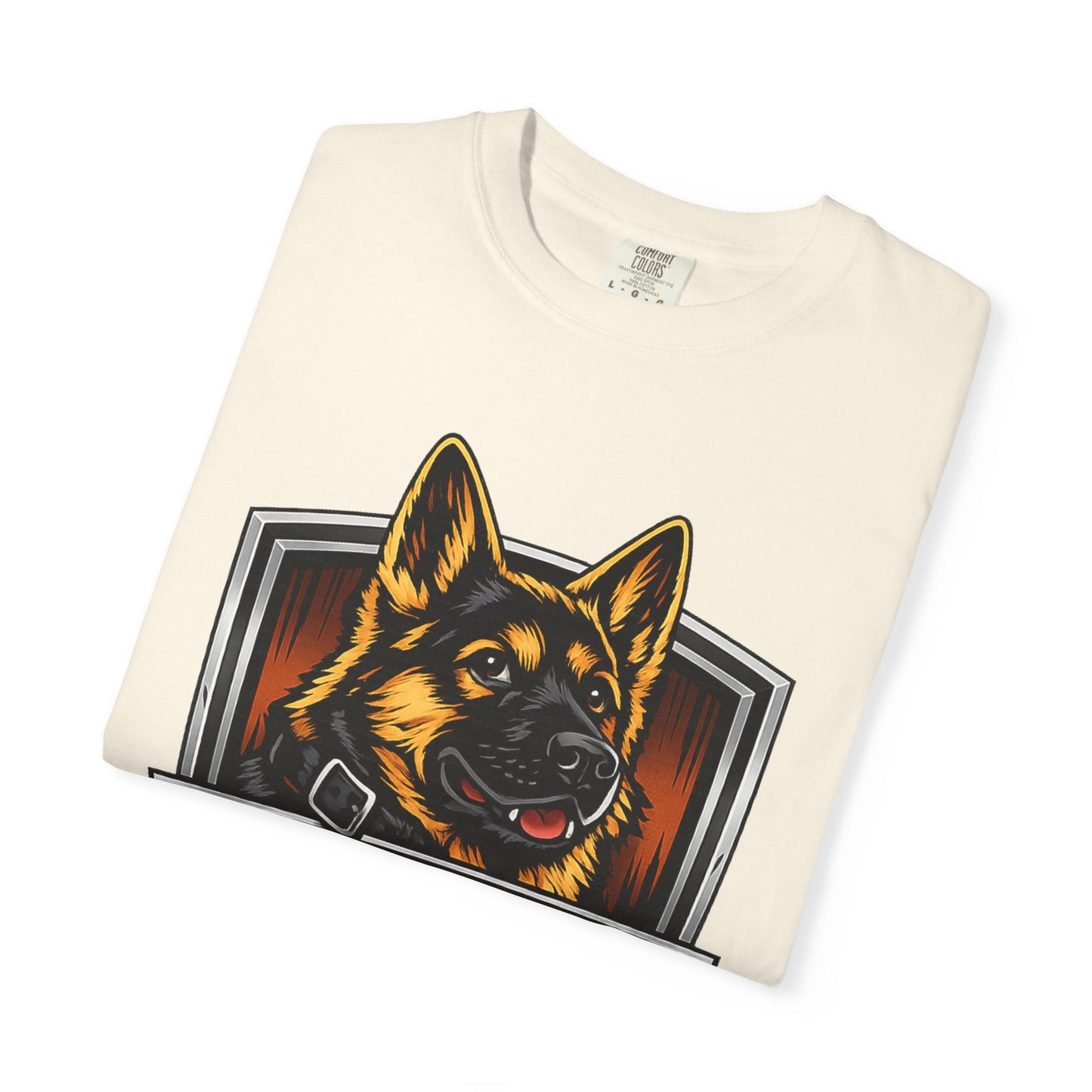Dog Lover T‑Shirt — “I Bark Because You’re Suspicious” German Shepherd Tee