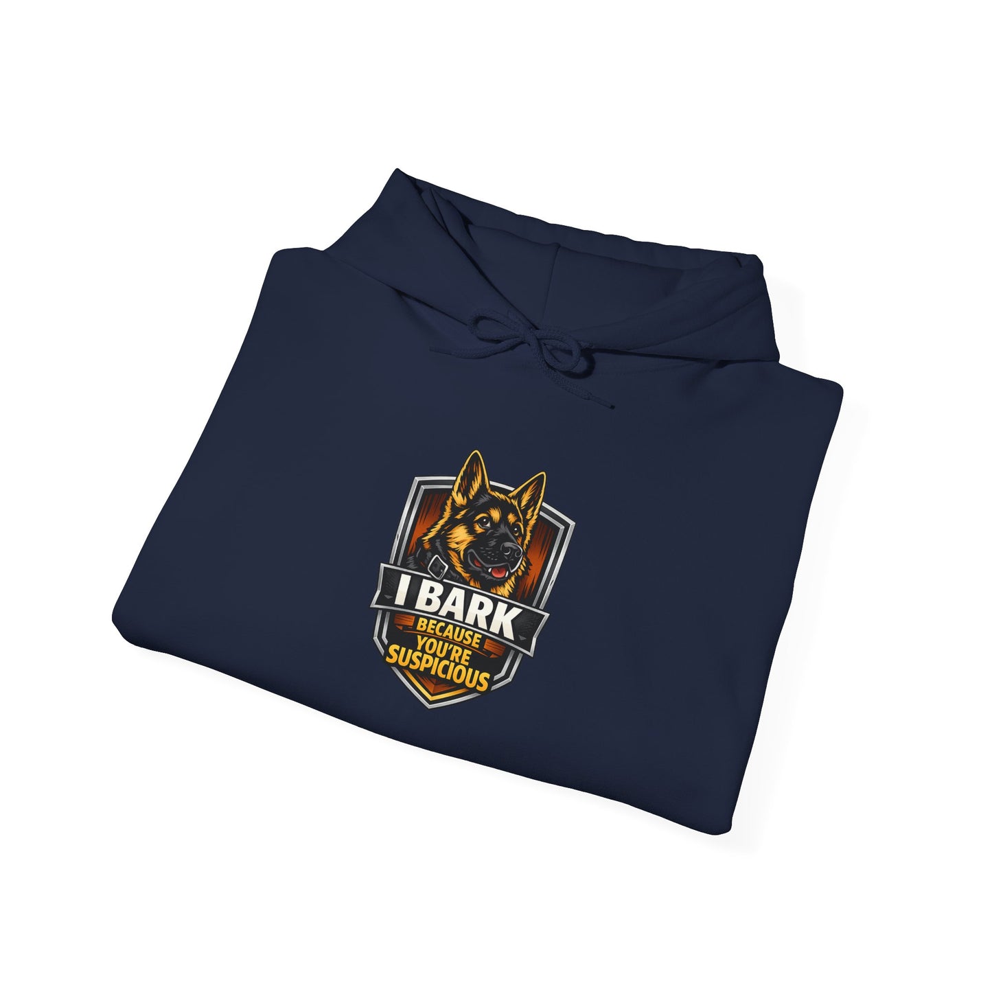 German Shepherd 'I Bark For My K9' Hoodie — Police K9 Dog Lover Sweatshirt