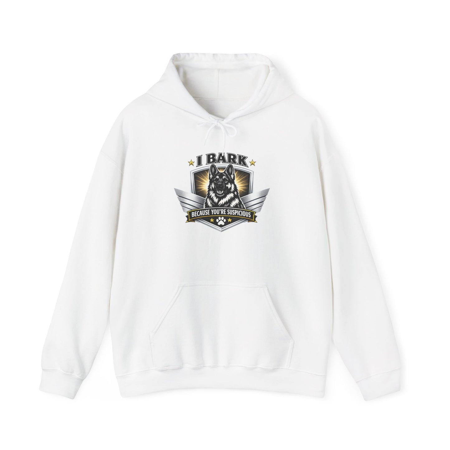 Dog Dad Hoodie - "I Bark Because You Snore" Graphic Pullover for Pet Lovers