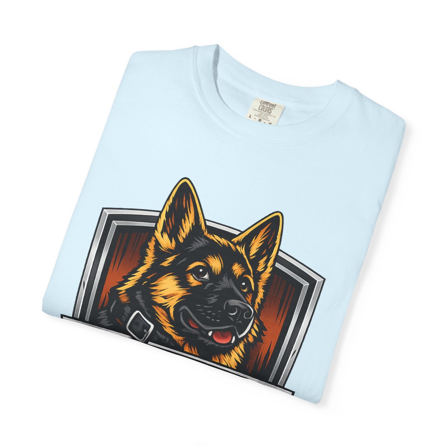 Dog Lover T‑Shirt — “I Bark Because You’re Suspicious” German Shepherd Tee