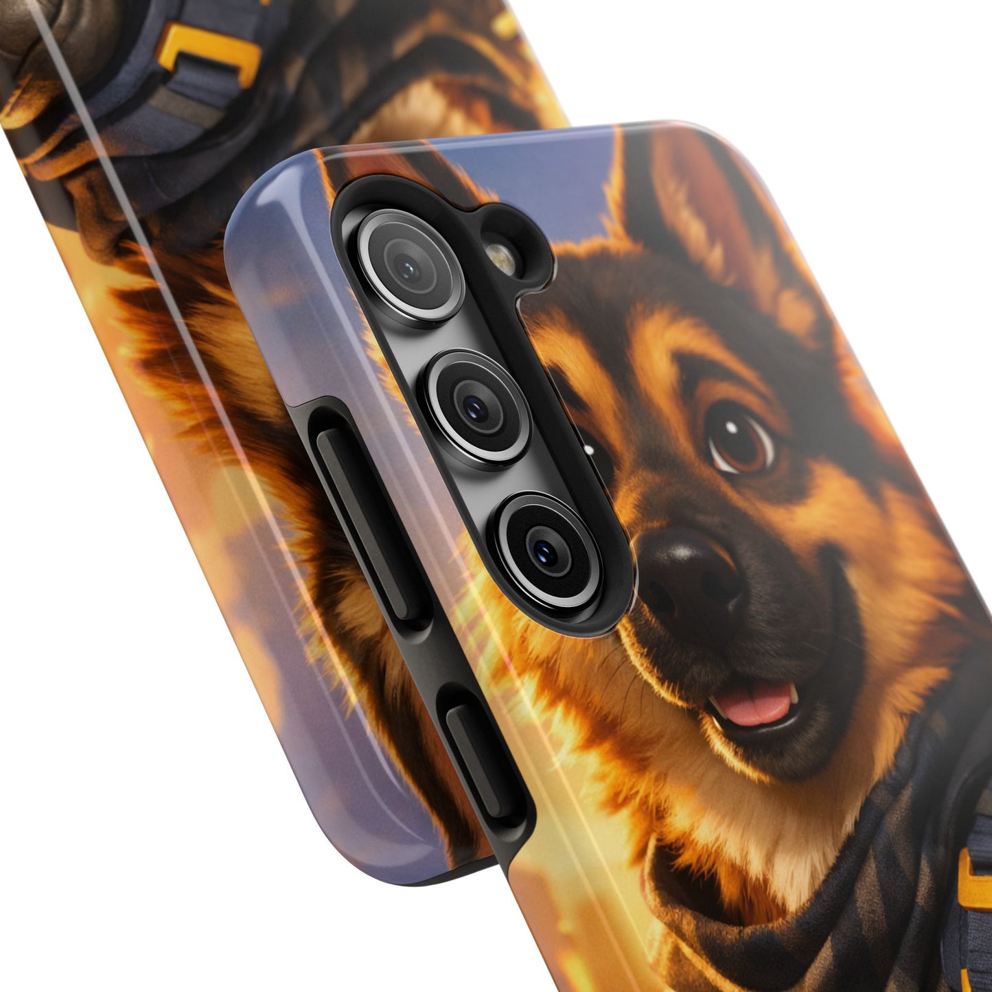 German Shepherd Tactical Hero Phone Case – Tough Protective Cover for iPhone & Samsung