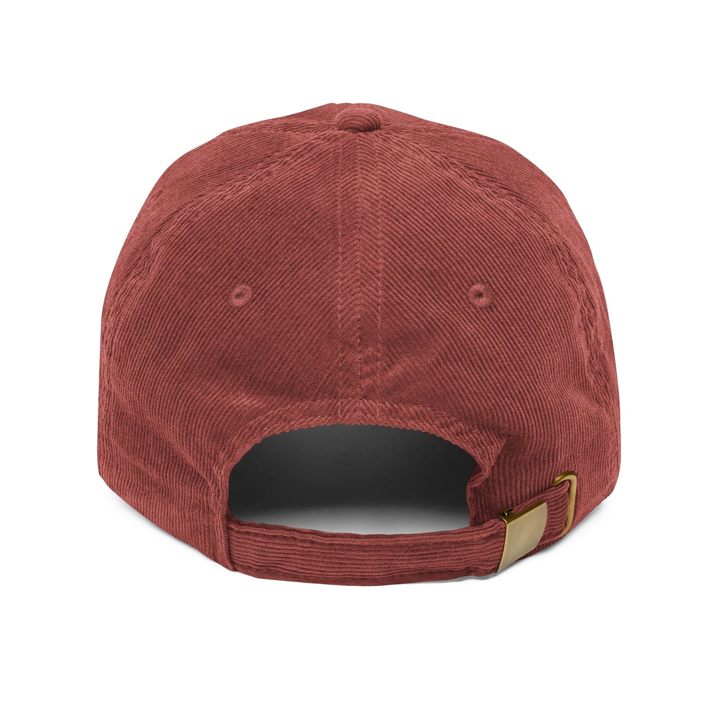 Vintage Corduroy Embroidered Cap – Retro Badge Baseball Hat