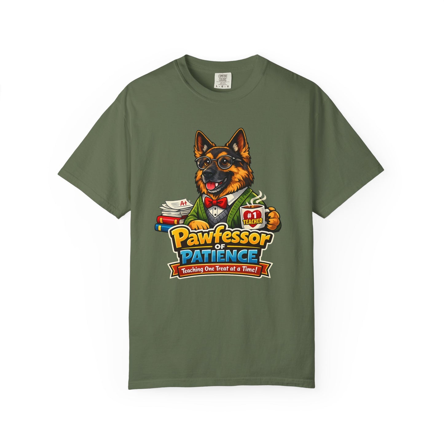 Pawfessor of Patience T-Shirt | German Shepherd Teacher Shirt