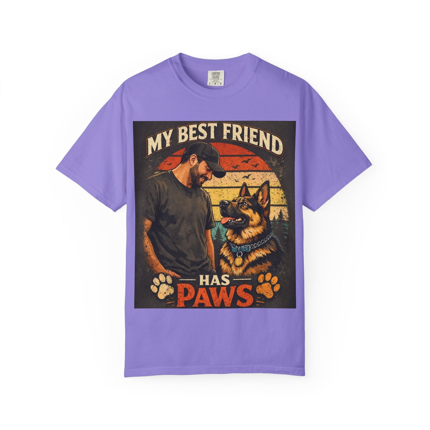 My Best Friend Has Paws T-Shirt | Dog Lover Graphic Tee