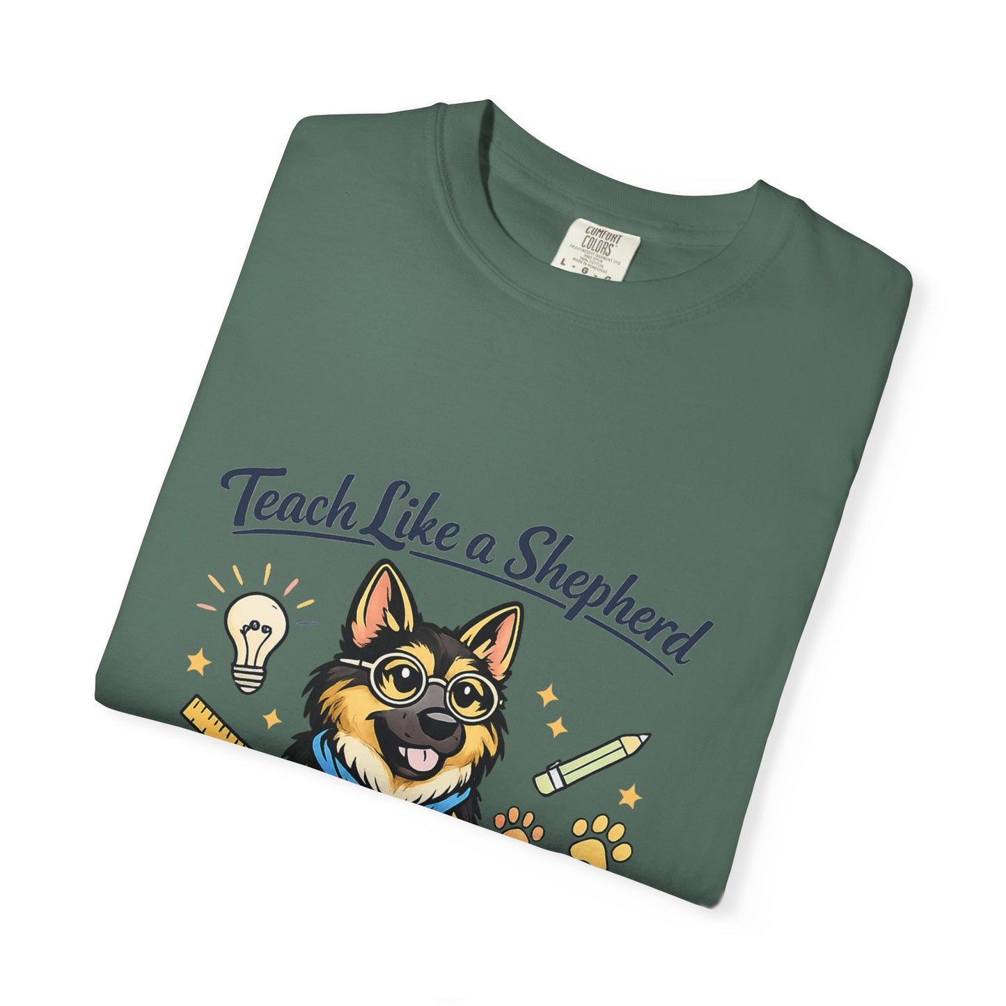 Teacher Life German Shepherd T‑Shirt – Funny Back to School Dog Lover Tee | Classroom Educator Gift | Bella Canvas 3001