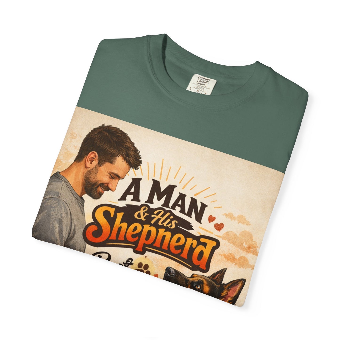 A Man & His Shepherd Best Friends for Life T‑Shirt — German Shepherd Dog Lover Tee
