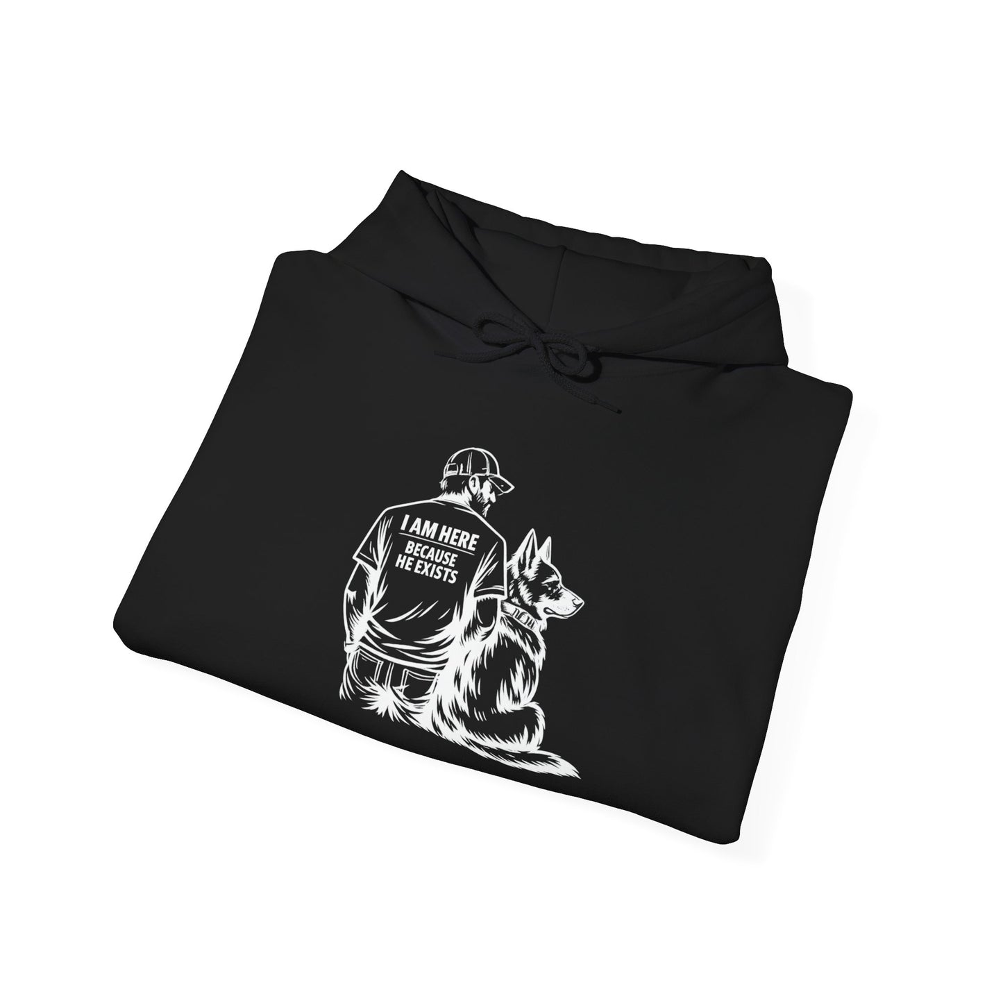 Veteran & K9 Hoodie — “I Am Fine” Rescue Dog Tribute Sweatshirt