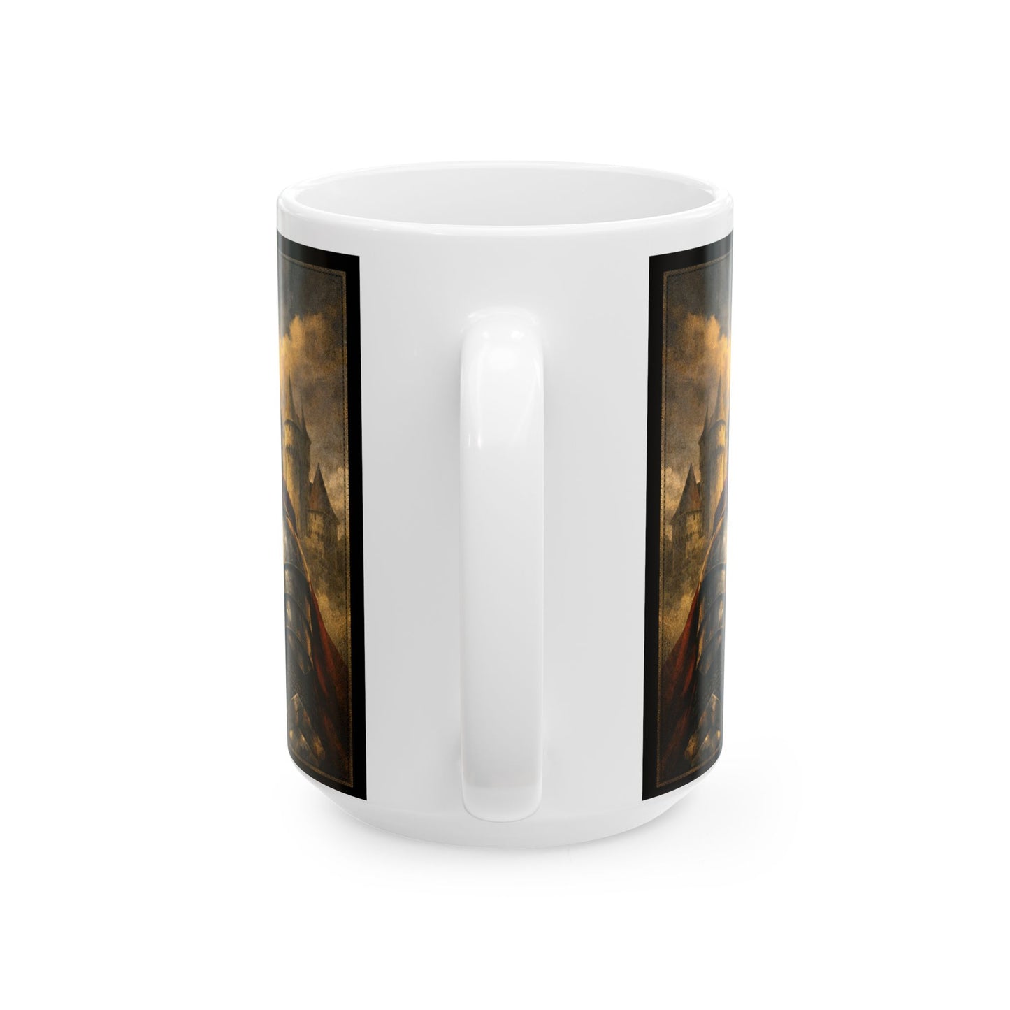 Medieval Knight Illustration Mug | Ceramic Coffee Cup