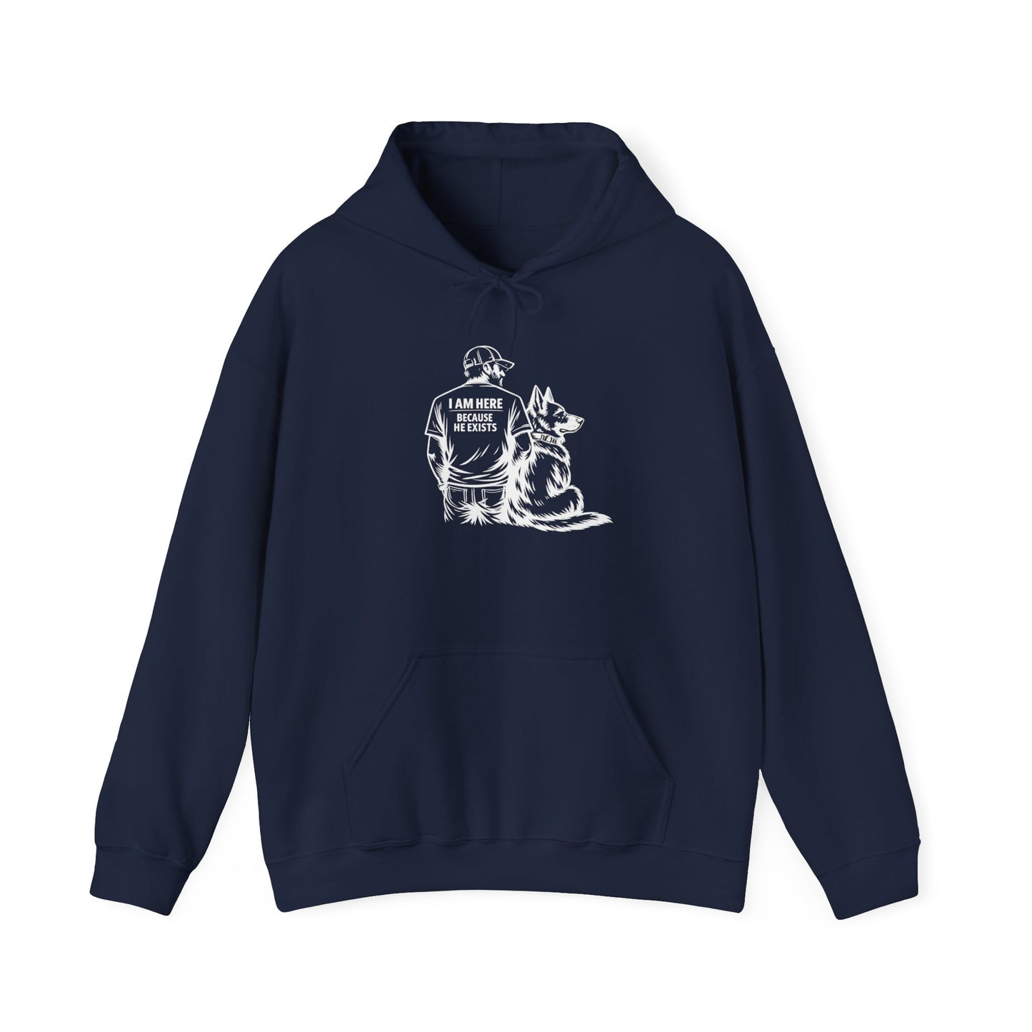 Veteran & K9 Hoodie — “I Am Fine” Rescue Dog Tribute Sweatshirt