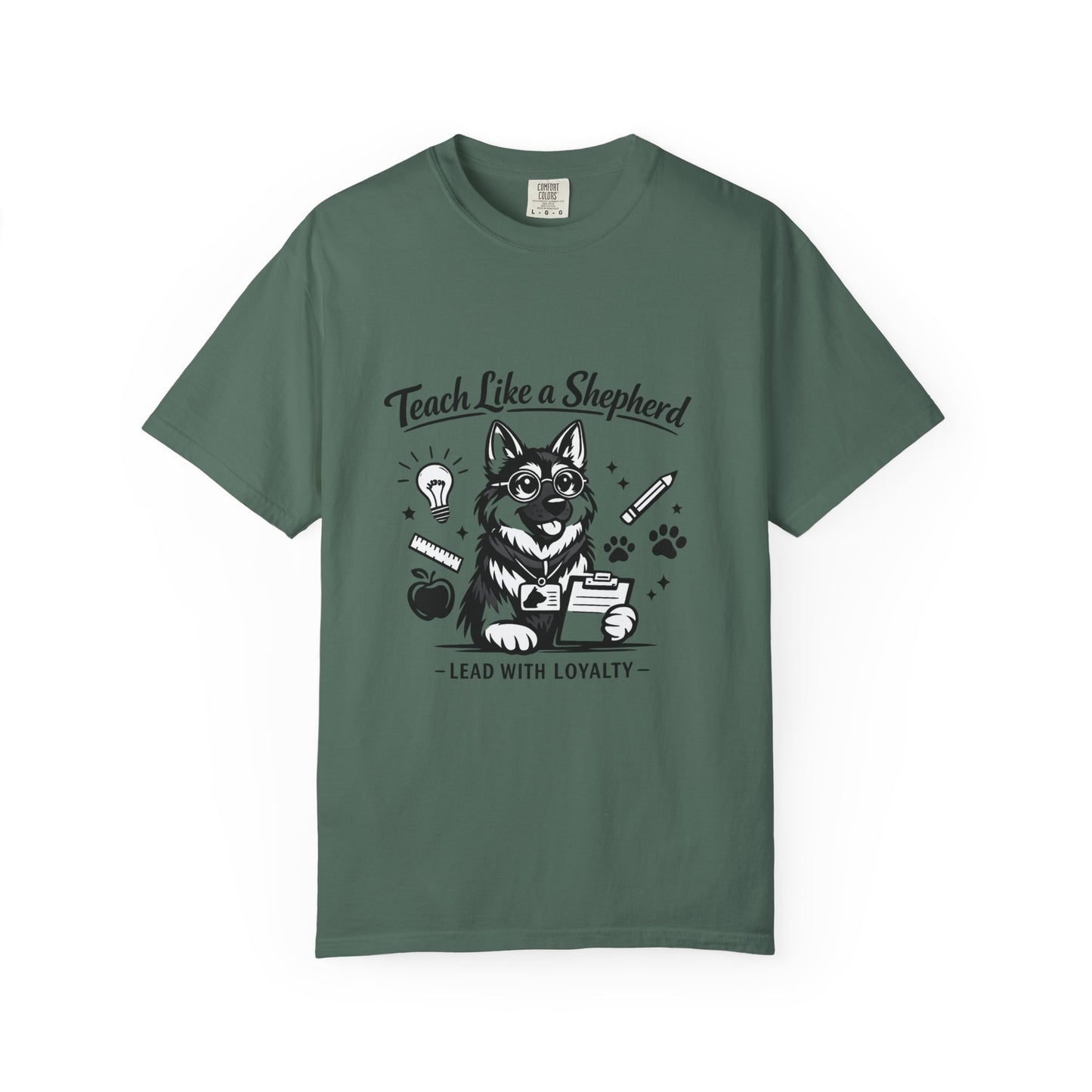 Teacher Life German Shepherd T‑Shirt – Funny Back to School Dog Lover Tee | Classroom Outfit | Gildan 64000
