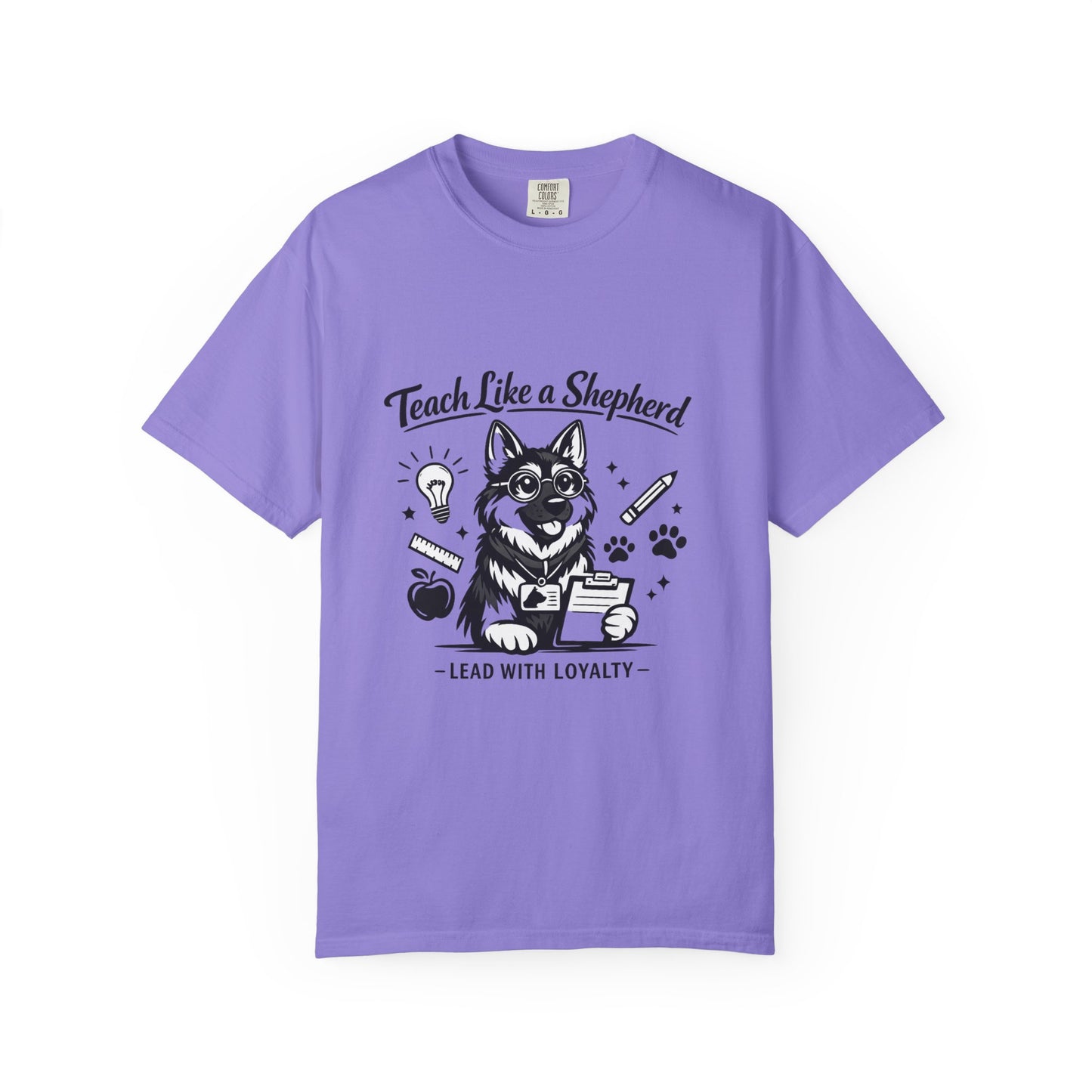 Teacher Life German Shepherd T‑Shirt – Funny Back to School Dog Lover Tee | Classroom Outfit | Gildan 64000