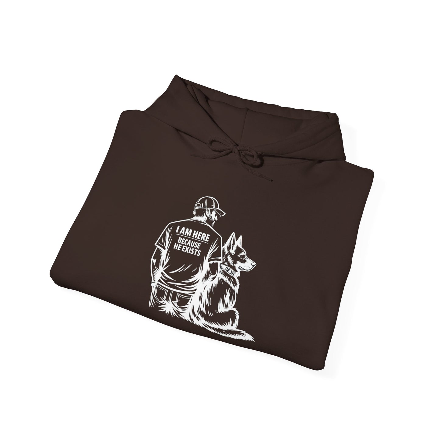 Veteran & K9 Hoodie — “I Am Fine” Rescue Dog Tribute Sweatshirt
