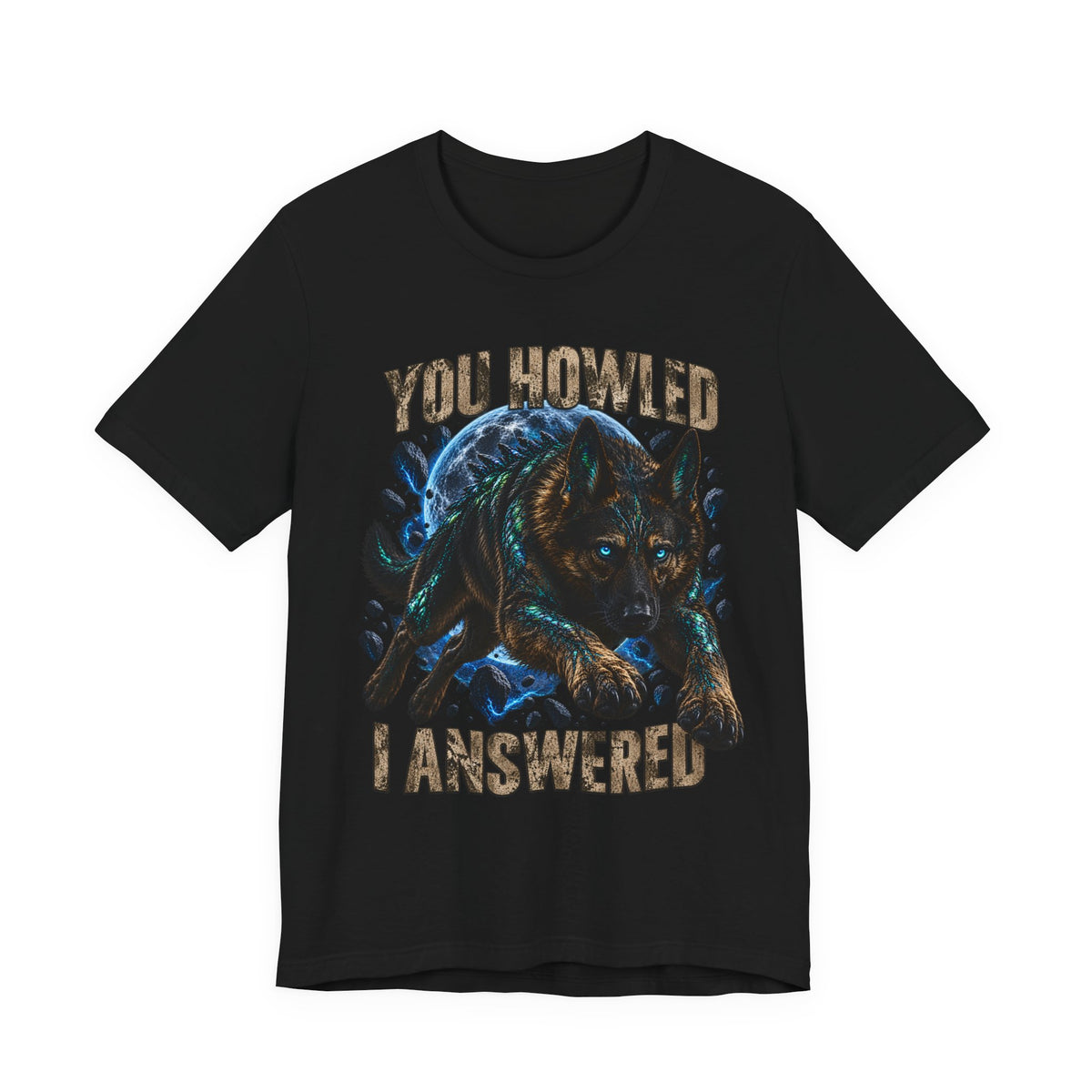 German Shepherd Alien Halloween Shirt, You Howled I Answered Tee