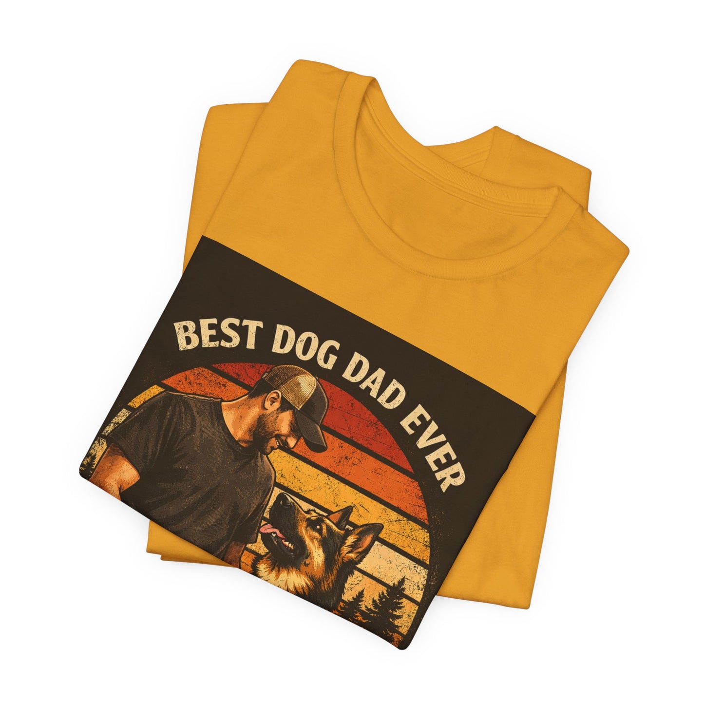 Best Dog Dad Ever T-Shirt | True Friends & Loyal Partners