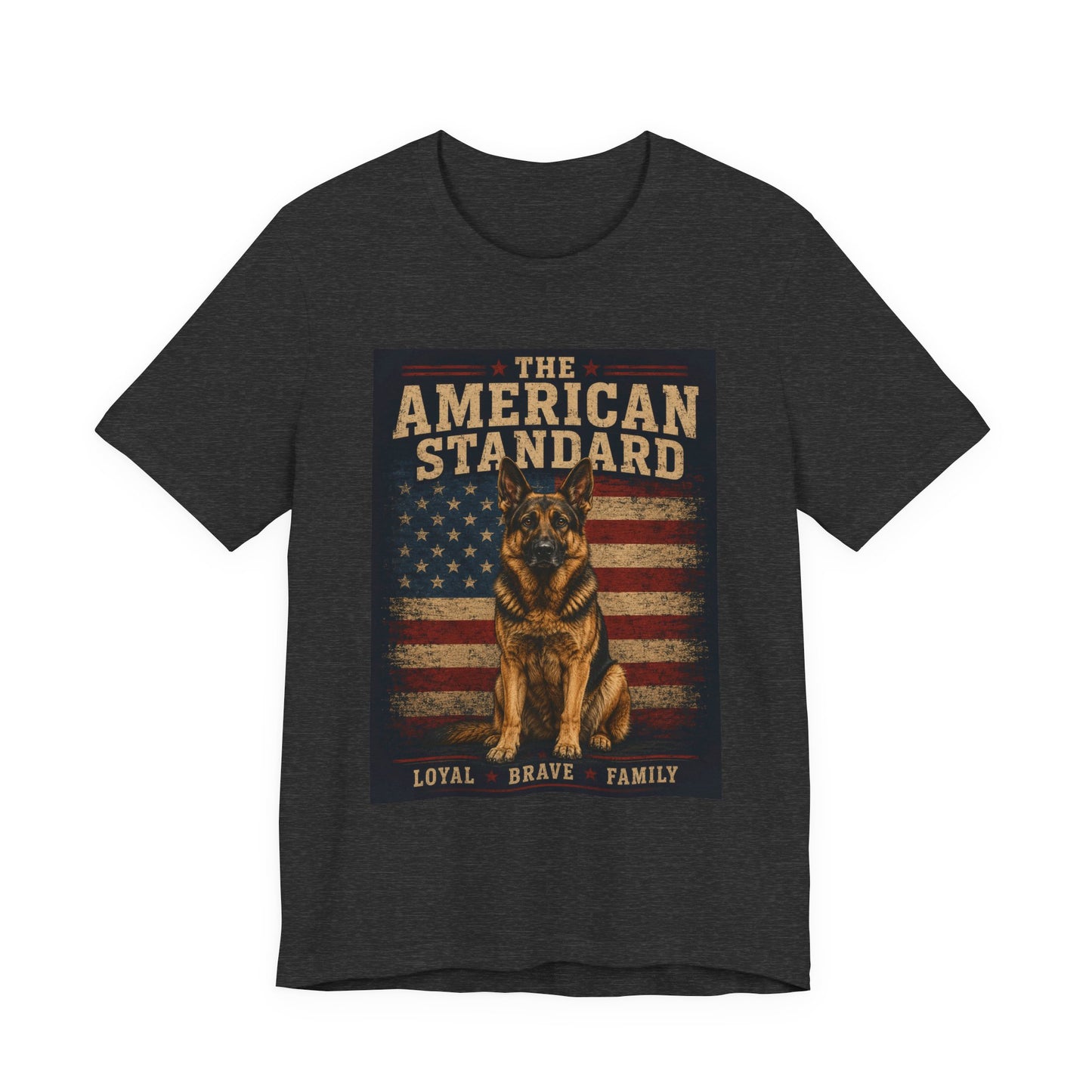 The American Standard German Shepherd Patriotic T-Shirt