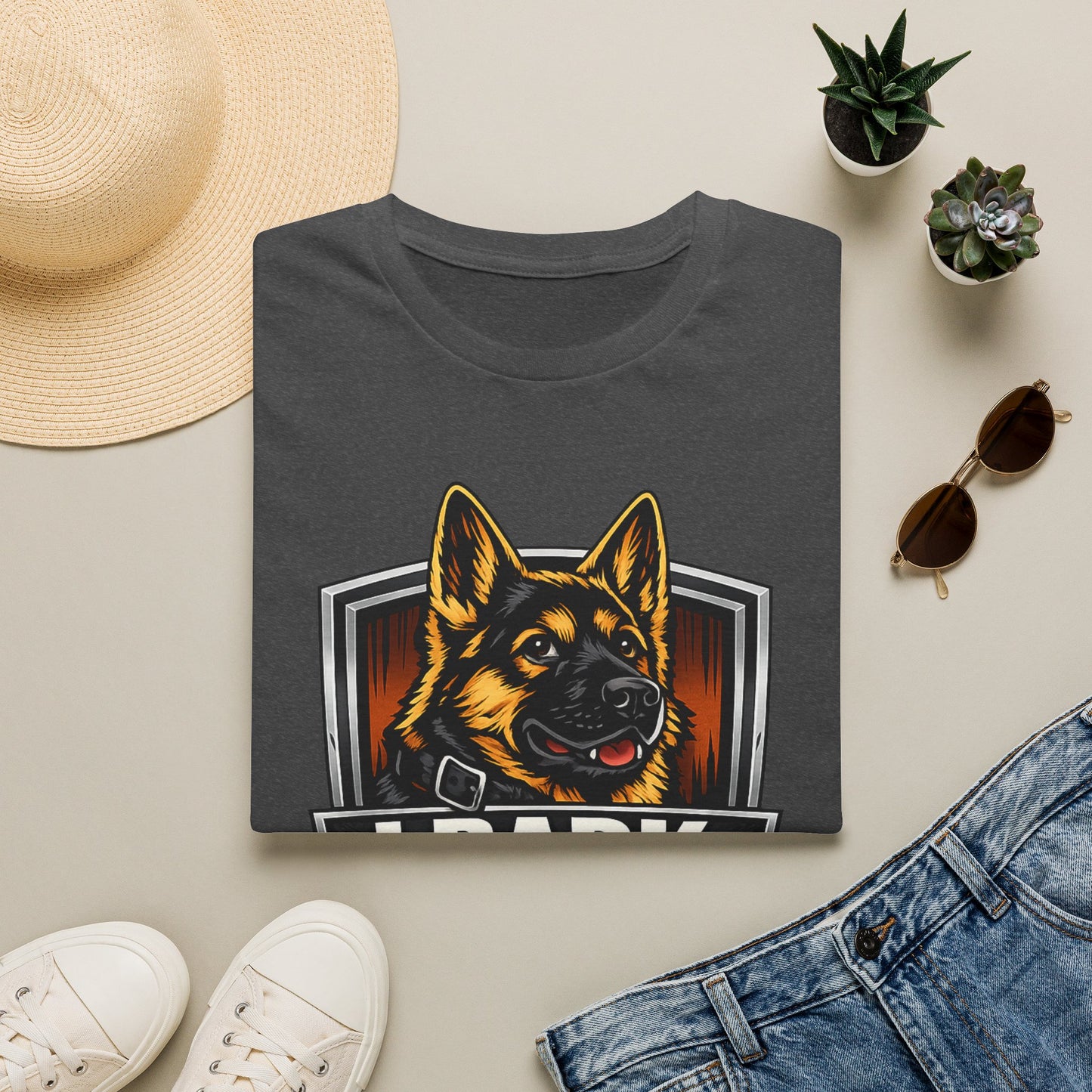 I Bark Because Youre Suspicious German Shepherd T-Shirt