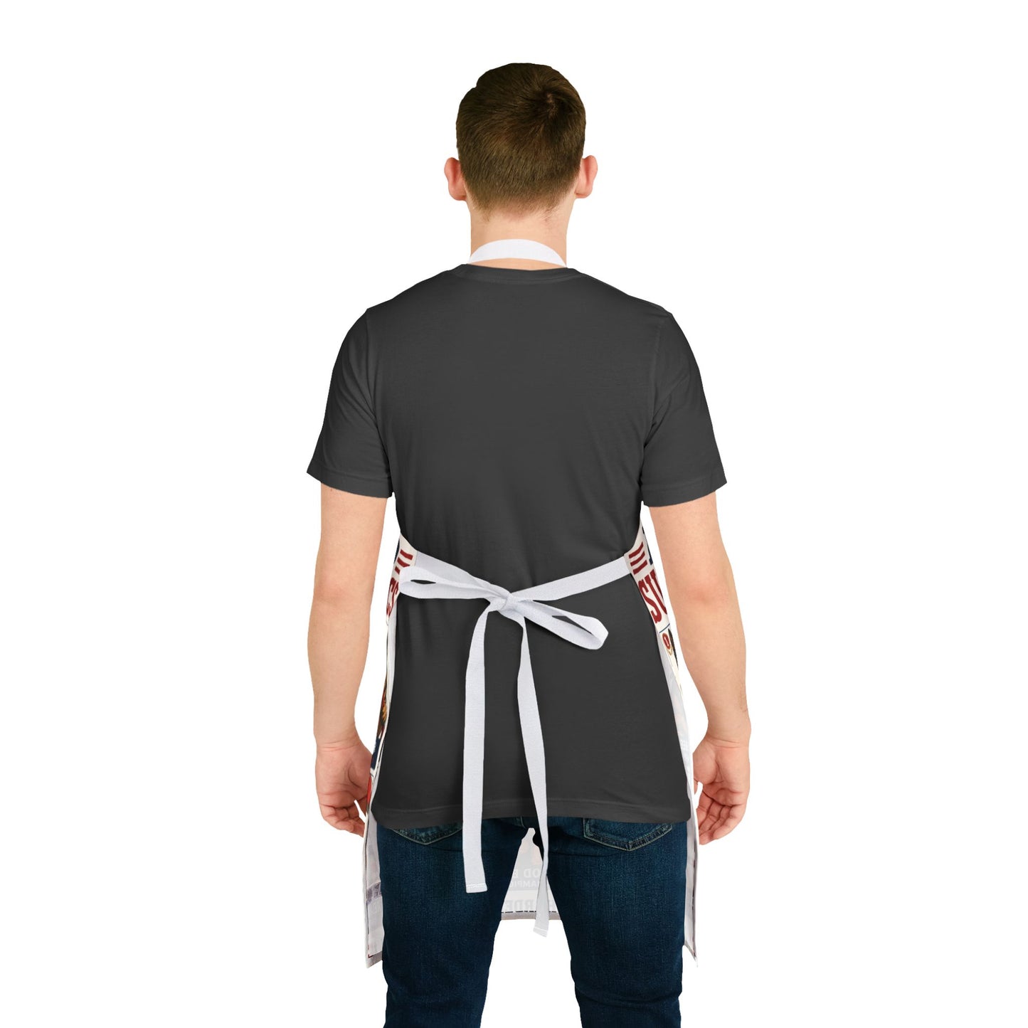 Apron — The Backyard Summer Olympics | Funny German Shepherd Dog Chef Apron