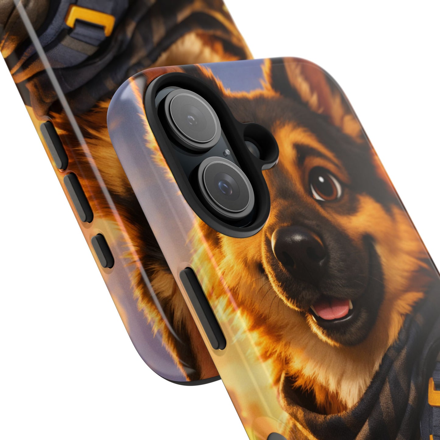 German Shepherd Tactical Hero Phone Case – Tough Protective Cover for iPhone & Samsung