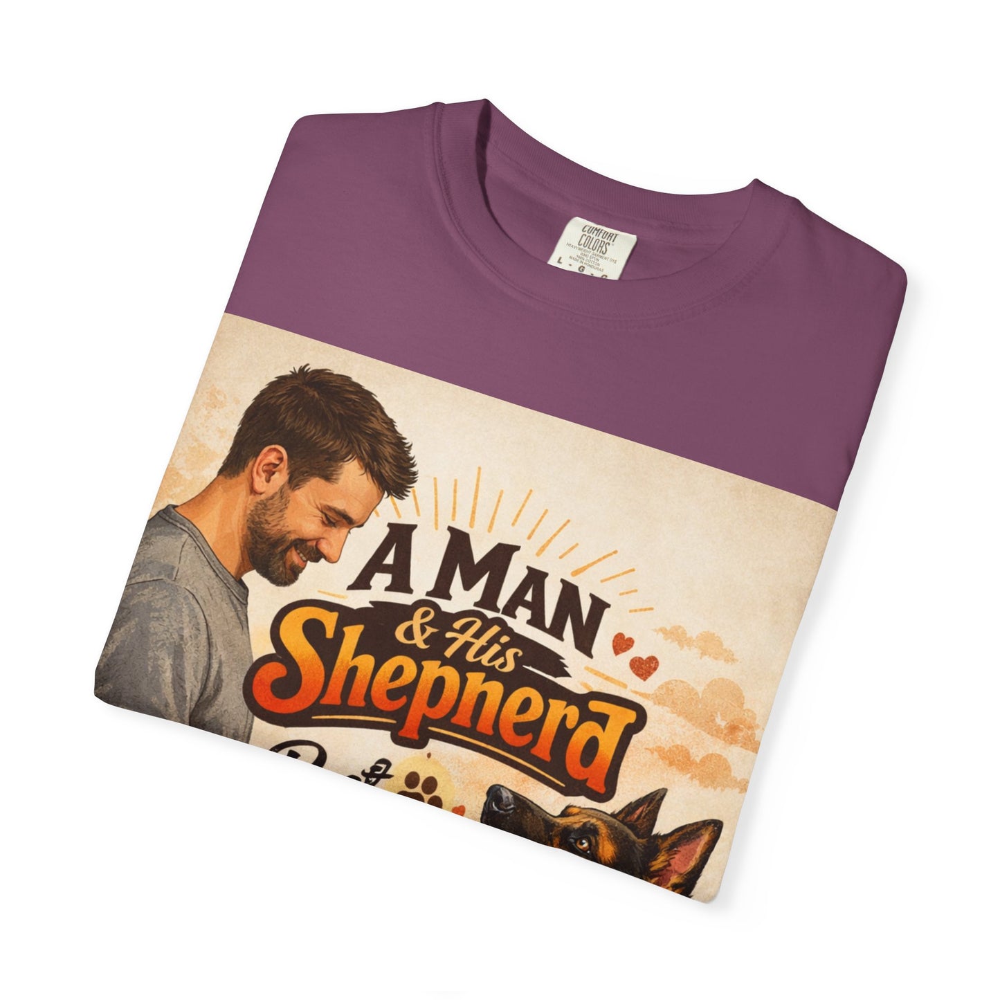 A Man & His Shepherd Best Friends for Life T‑Shirt — German Shepherd Dog Lover Tee