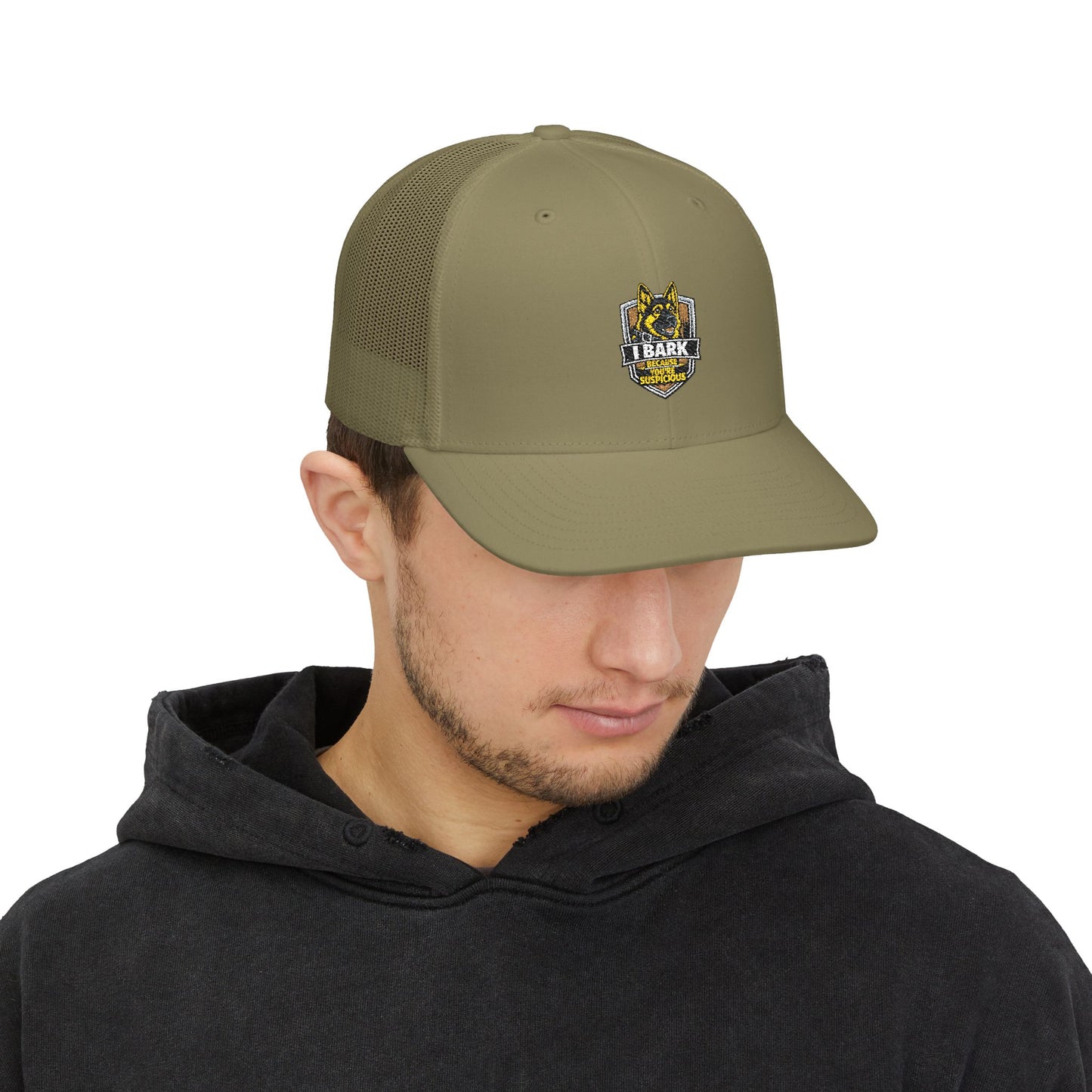 Trucker Cap – Yellow K9 Police Patch Snapback