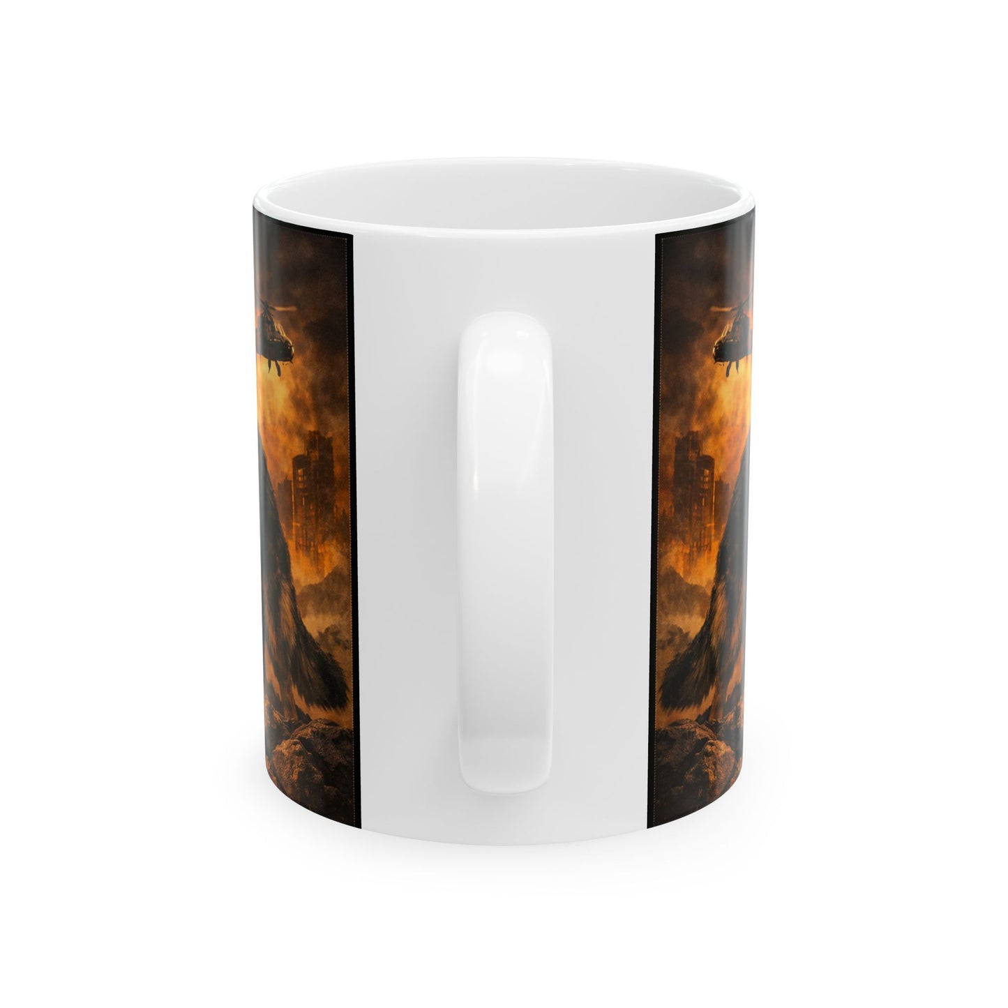 Military K9 German Shepherd Mug | Ceramic Coffee Tea Cup
