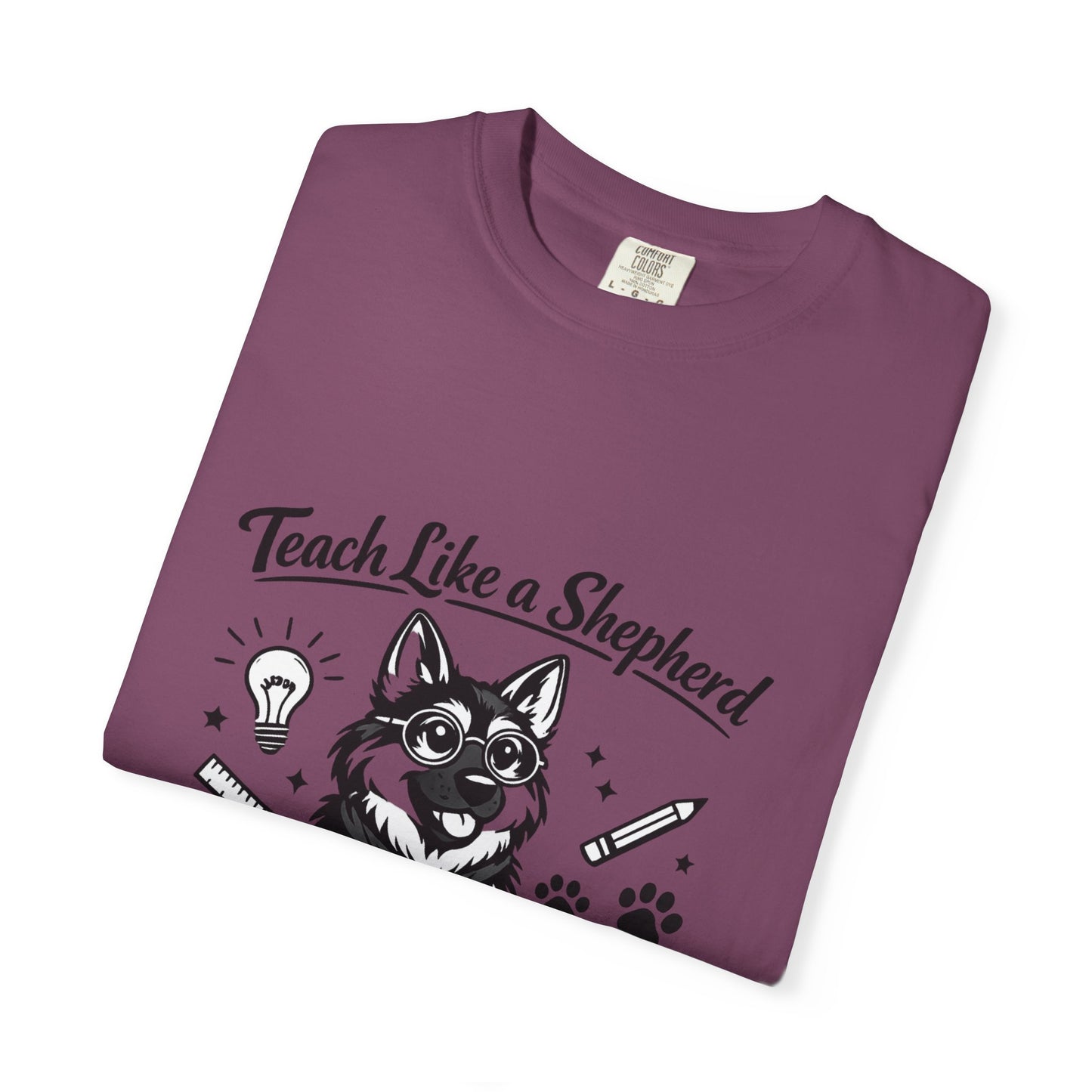 Teacher Life German Shepherd T‑Shirt – Funny Back to School Dog Lover Tee | Classroom Outfit | Gildan 64000