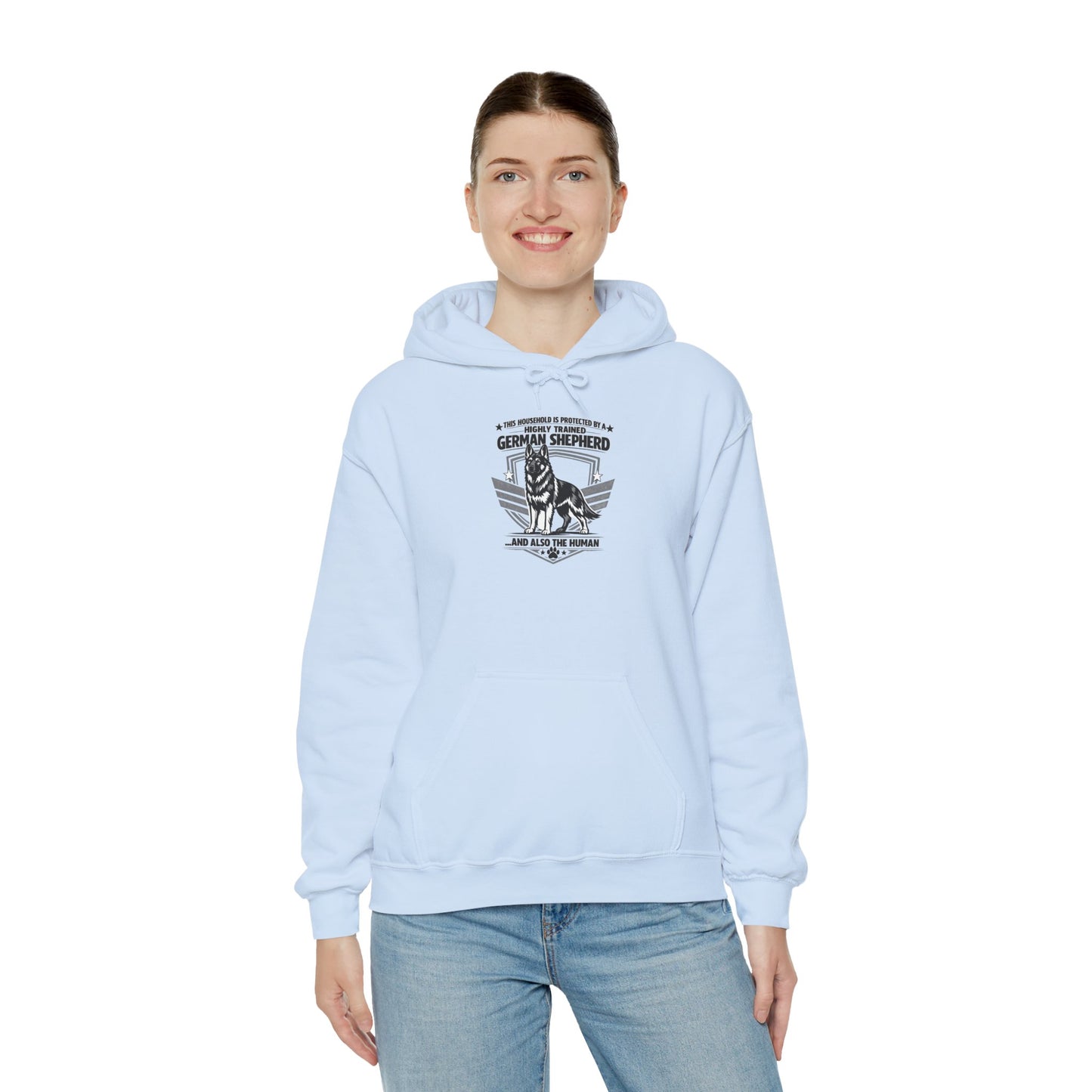 German Shepherd Hoodie – 'Loyal to the End' Vintage Dog Lover Sweatshirt