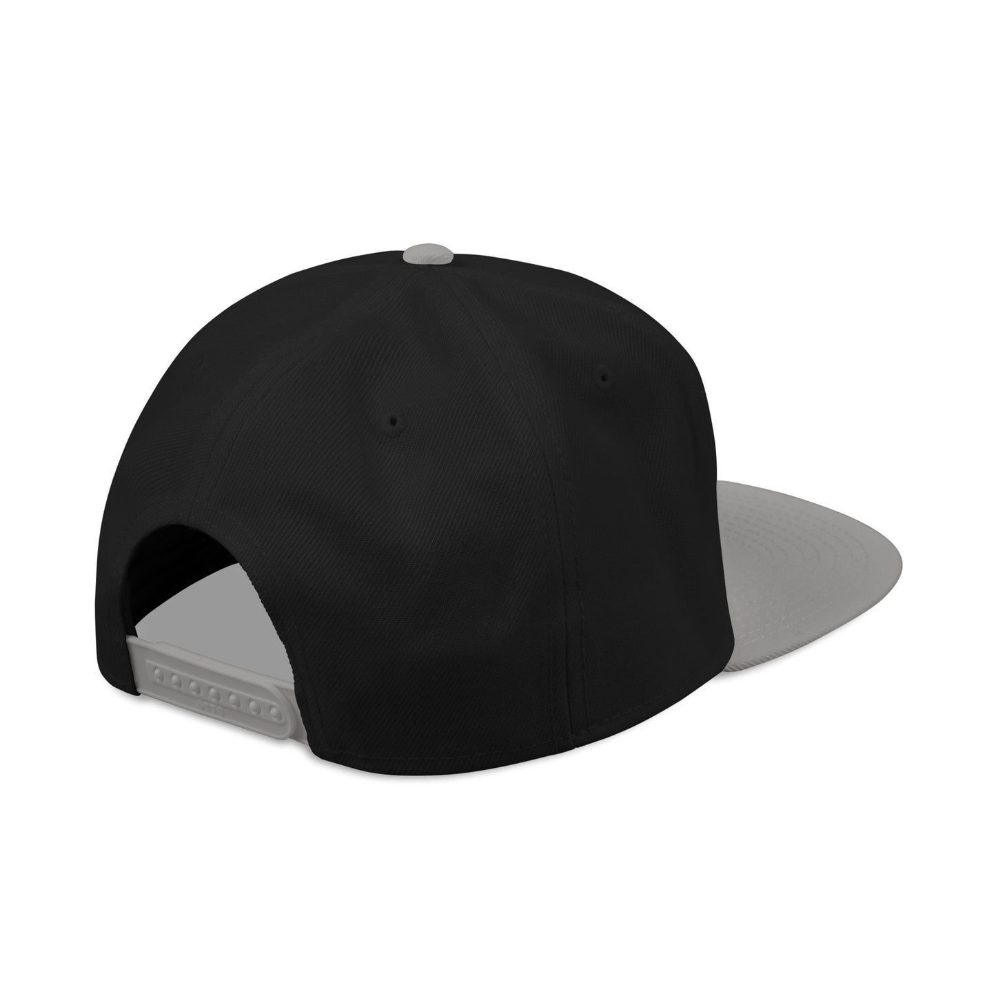 Embroidered Crown Skull Snapback Hat — Streetwear Baseball Cap with Gold Accent