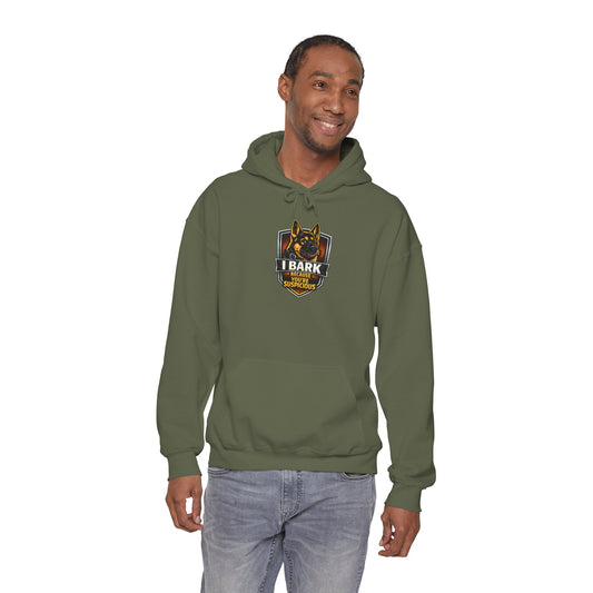 I Bark Because You're Suspicious German Shepherd Hoodie